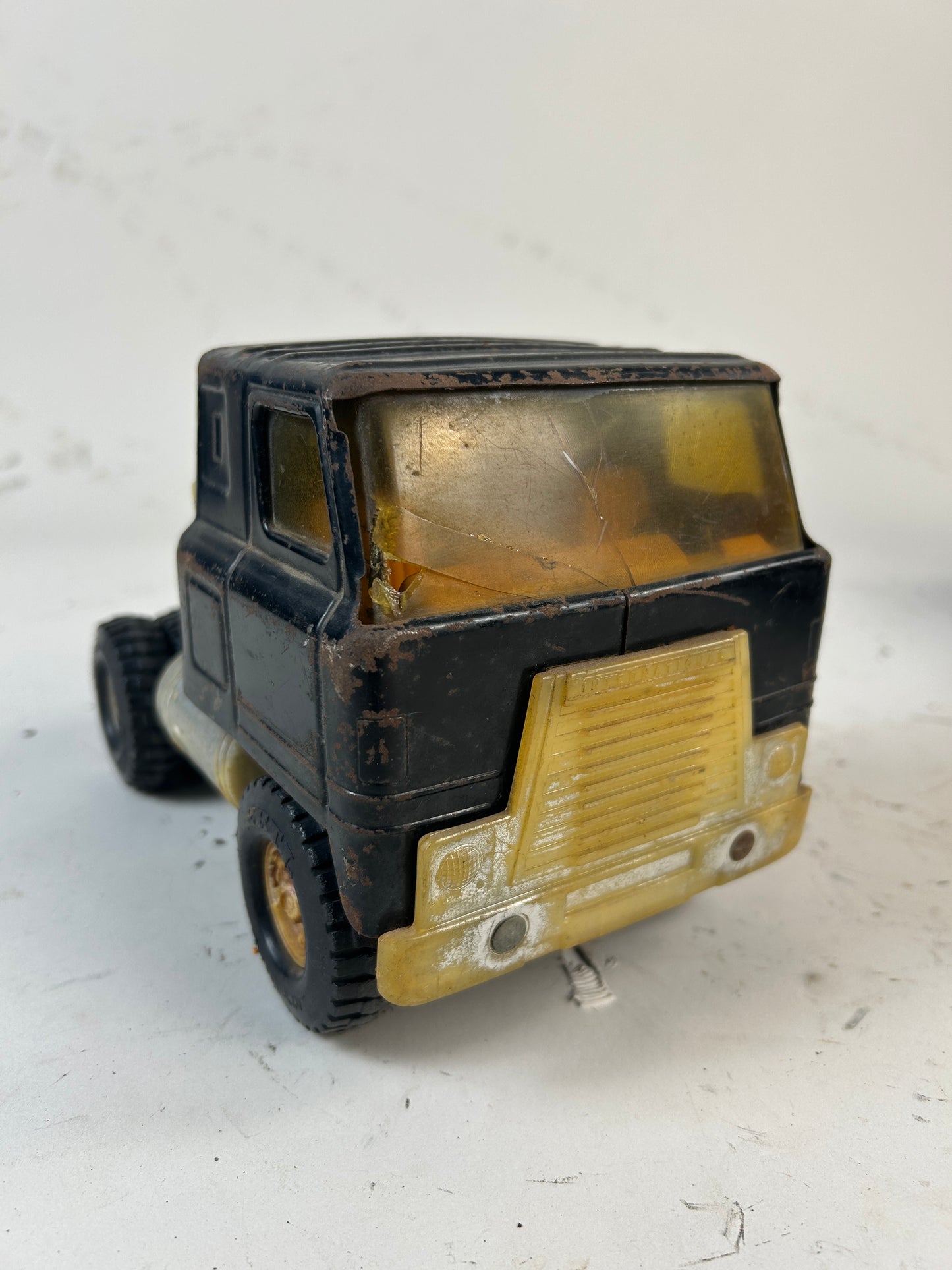 Vintage Harley Davidson Tractor Trailer Steel Diecast