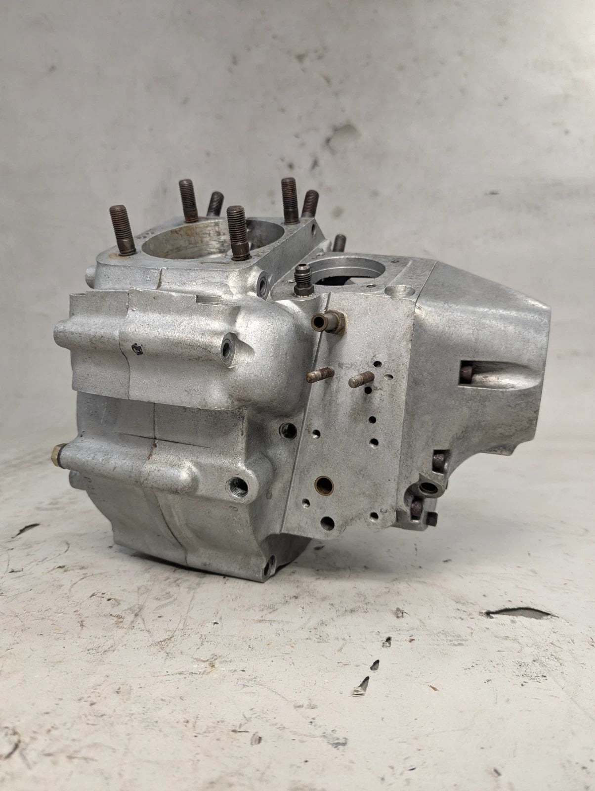 Titled 1977 OEM Harley Shovelhead Engine Cases FLH FX Big Twin 74"