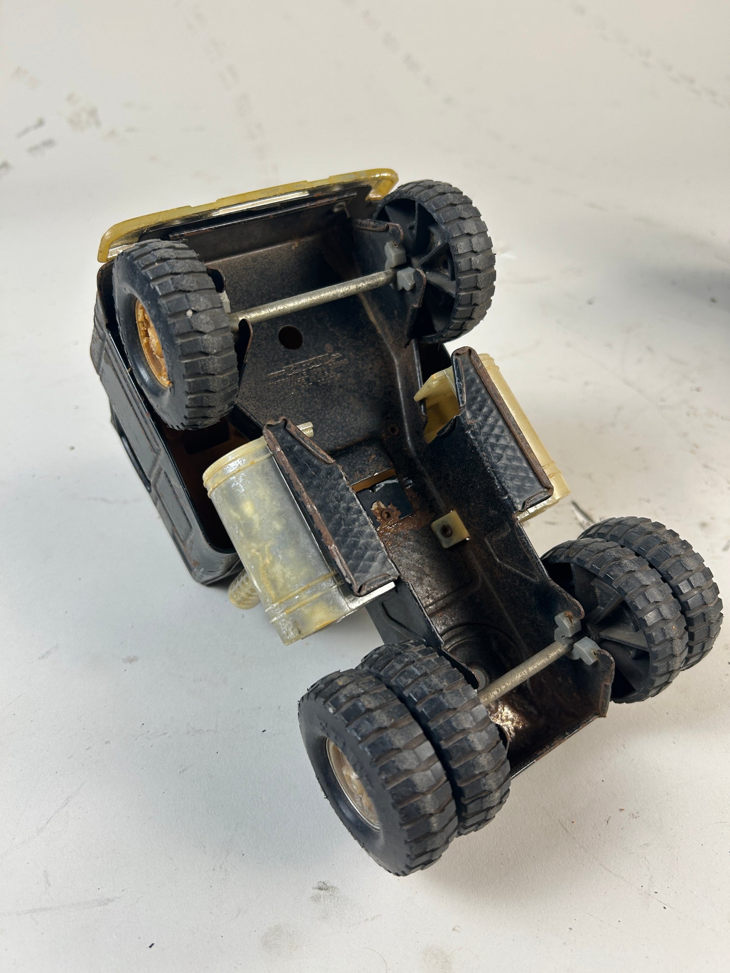 Vintage Harley Davidson Tractor Trailer Steel Diecast