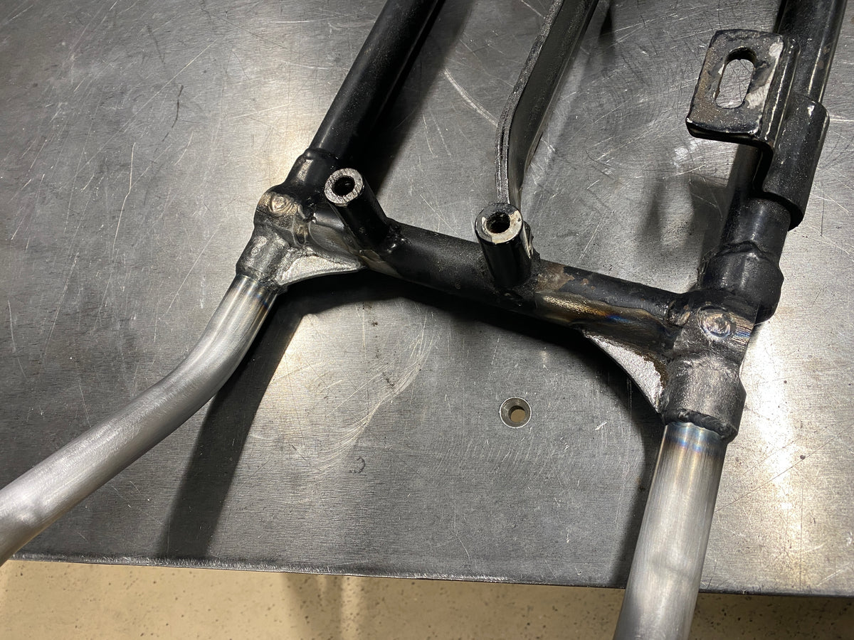 Shovelhead/Panhead Weld-On Hardtail with USA Cast Axle Plates