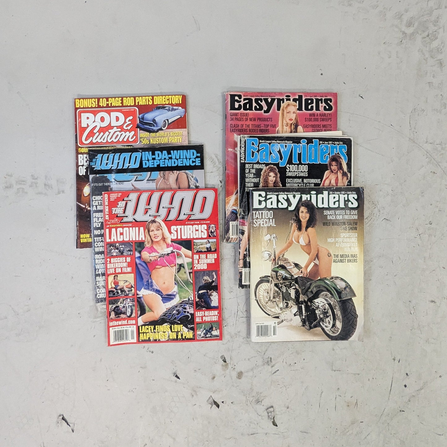 Vintage 90's Biker Mag Lots