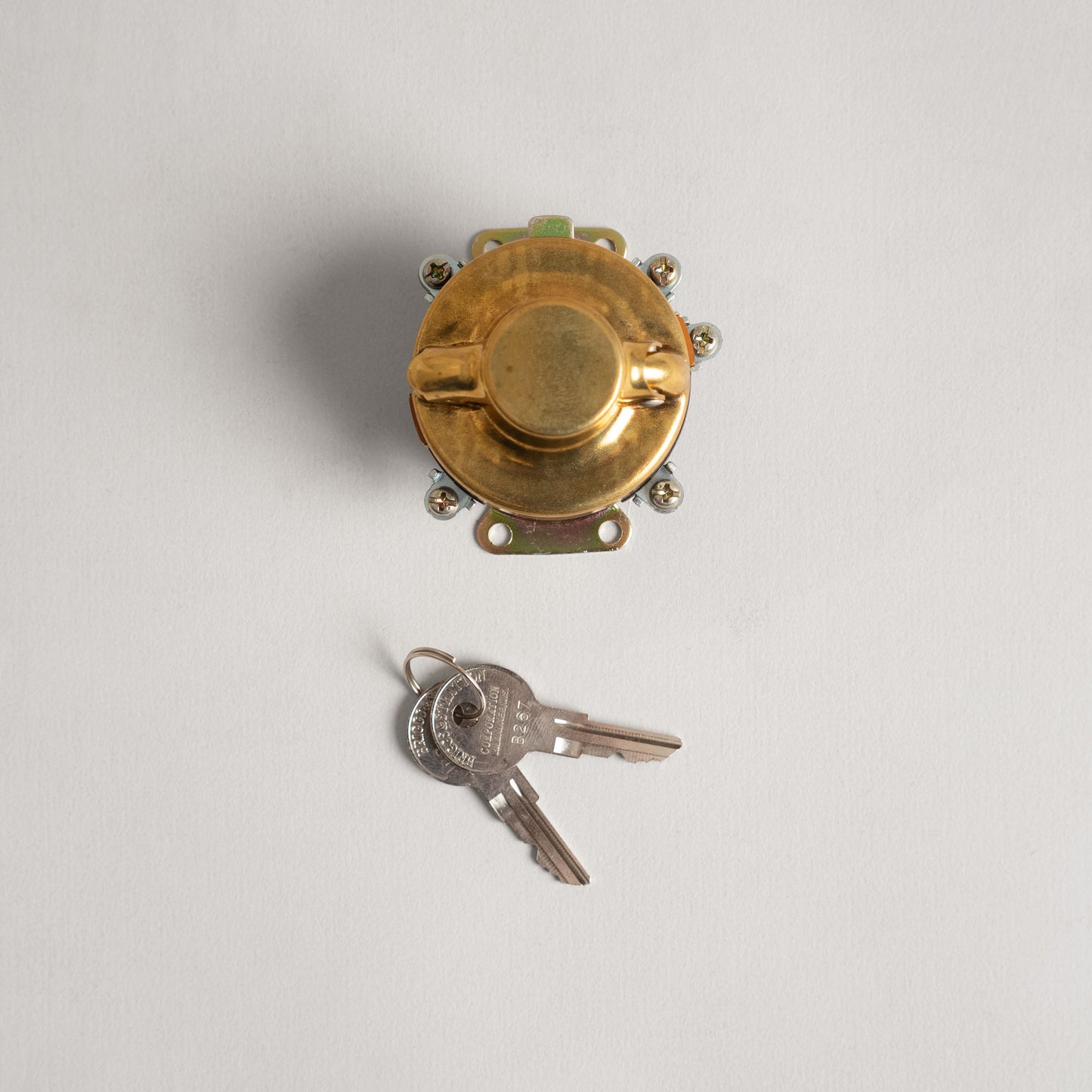 Brass 5-Terminal Ignition Switch