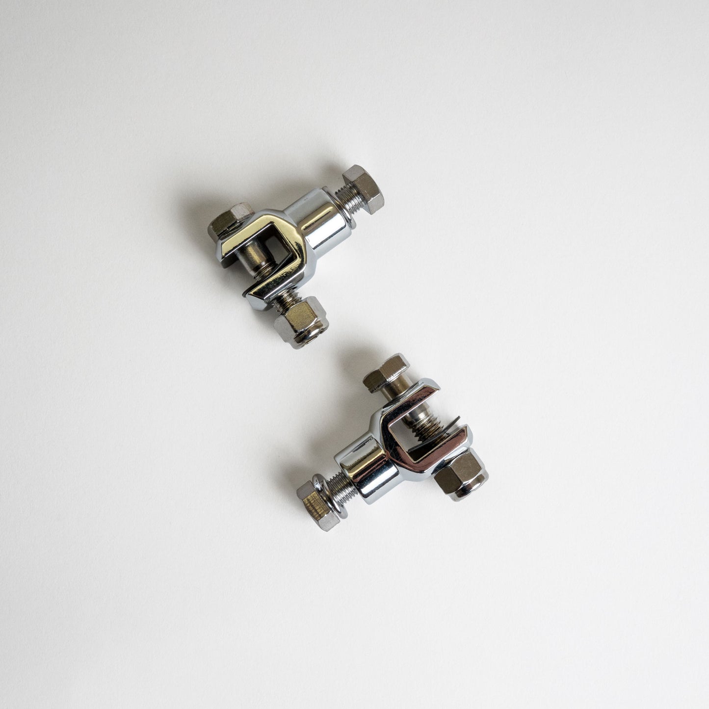 3/8" Chrome Foot Peg Yokes