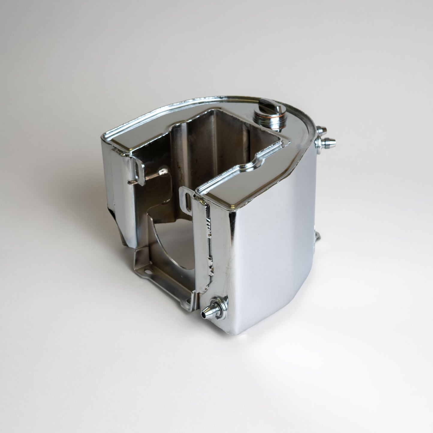 Chrome Panhead Style Horseshoe Oil Tank