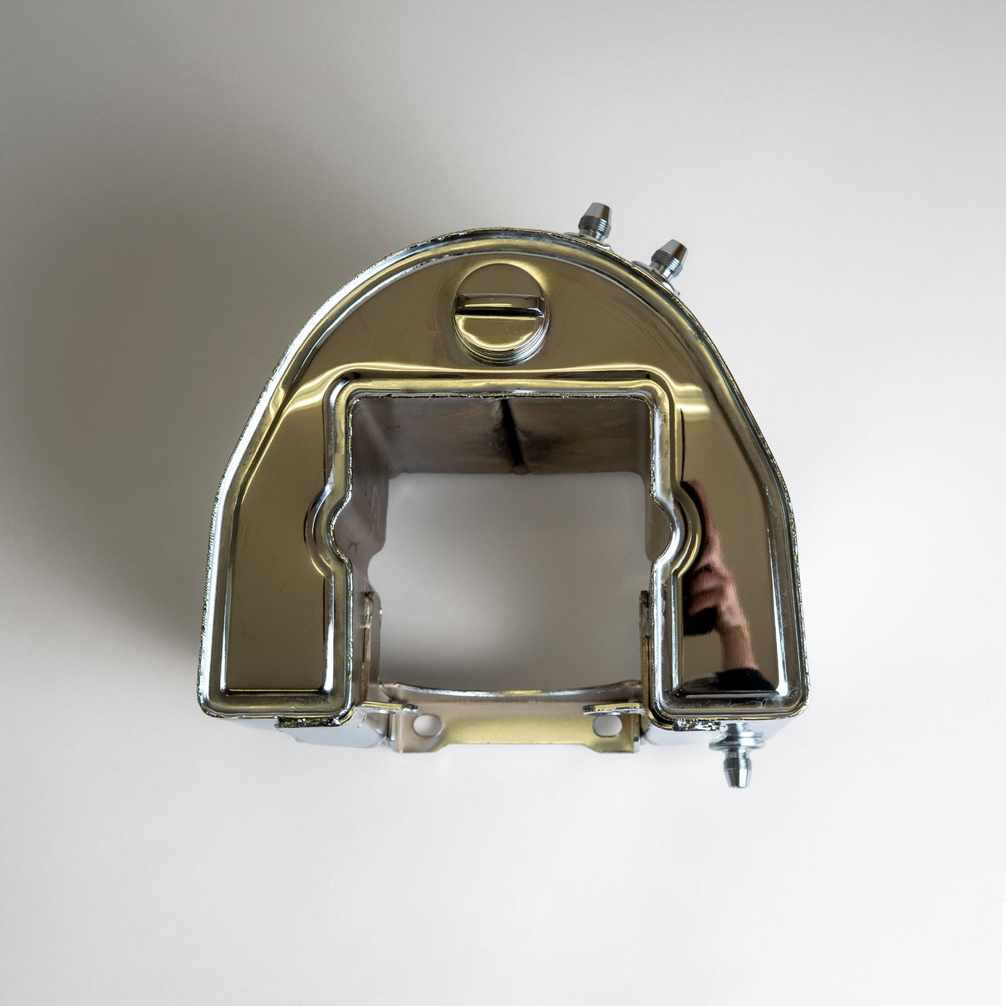 Chrome Panhead Style Horseshoe Oil Tank