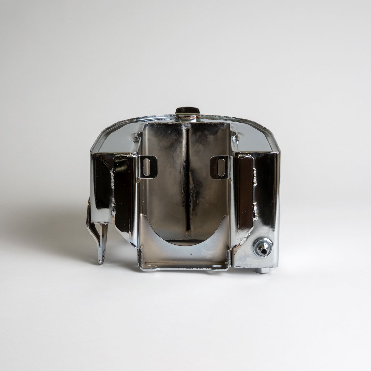 Chrome Panhead Style Horseshoe Oil Tank