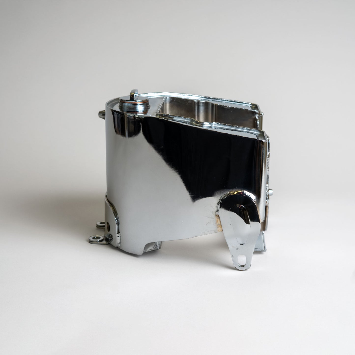 Chrome Panhead Style Horseshoe Oil Tank