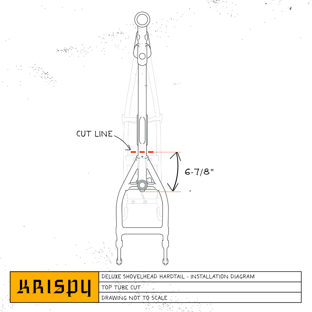 Shovelhead Weld-On Hardtail with Cast Axle Plates