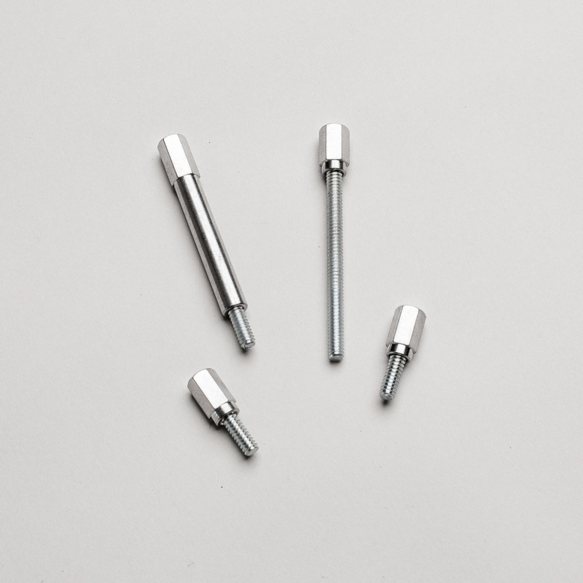 Extended Chrome Float Bowl Screw Set for S&S Super E/G
