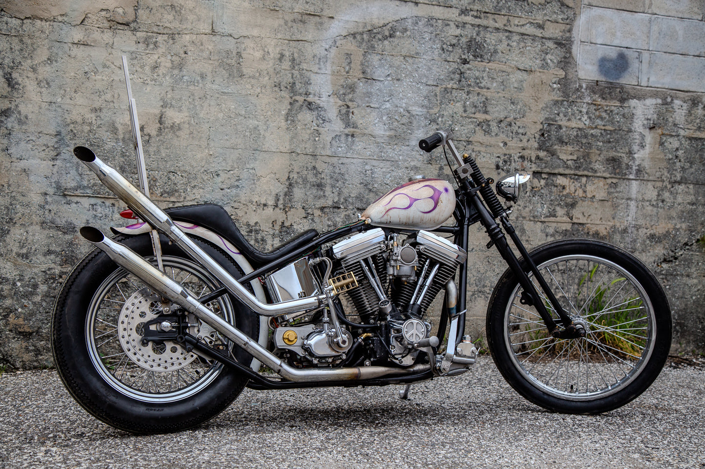 Big Twin Evo Weld-On Hardtail with Cast Axle Plates