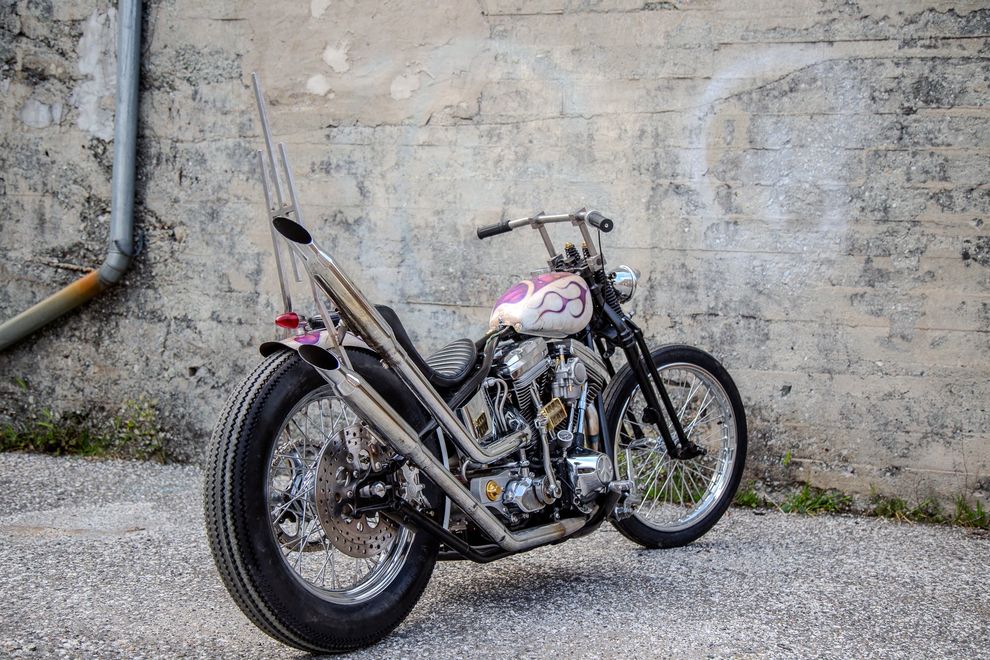 ハーレー Big Twin Evo Weld-On Hardtail with Cast Axle Plates – Krispy Choppers