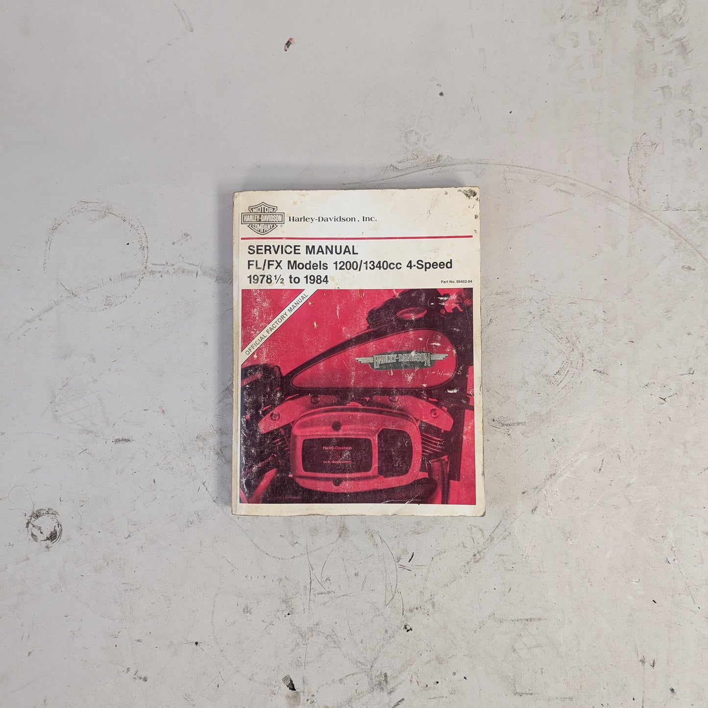 Harley Davidson 1978-1/2 to 1984 FL/FX Service Manual