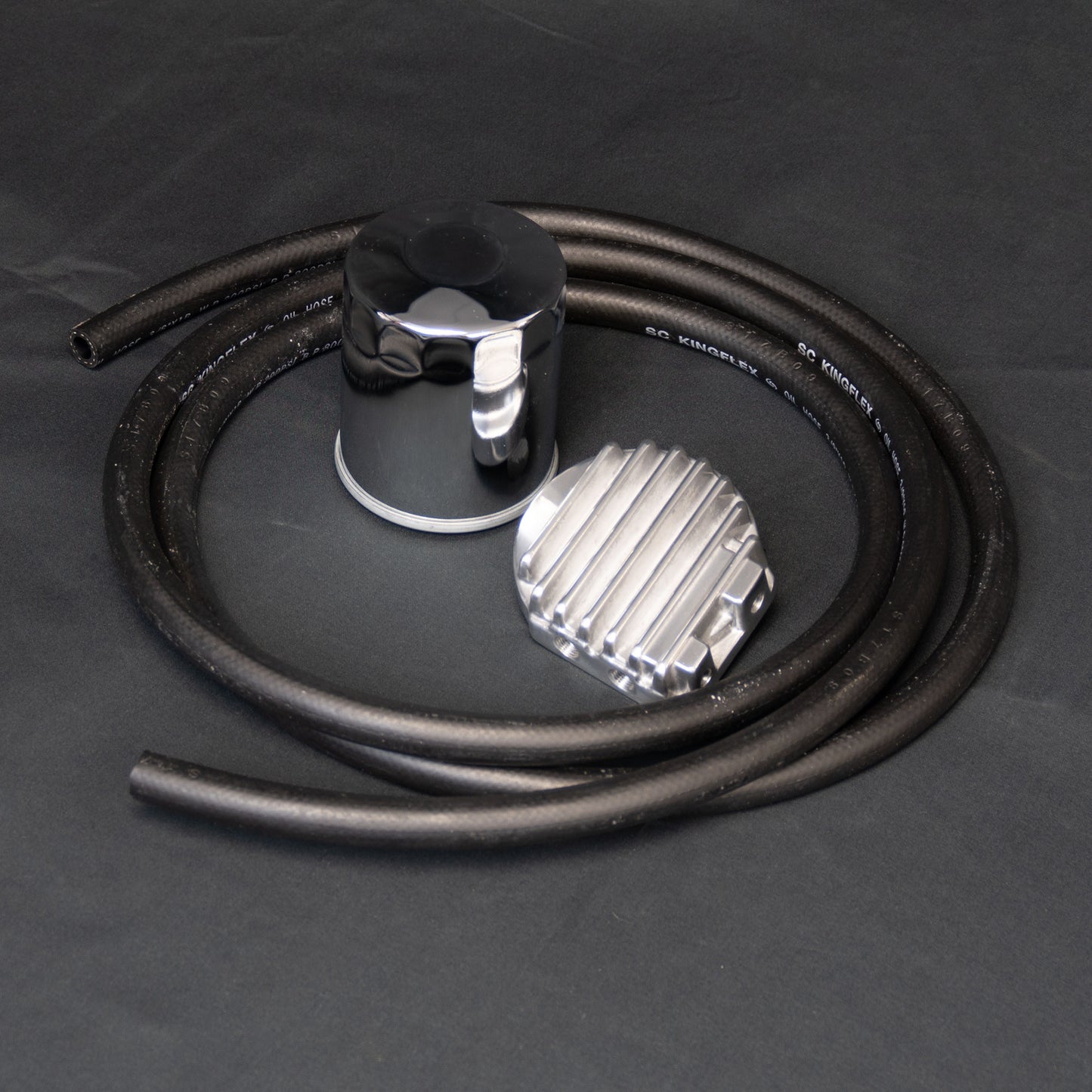 Adjustable Fender Mounting Kit with Oil Filter Mount