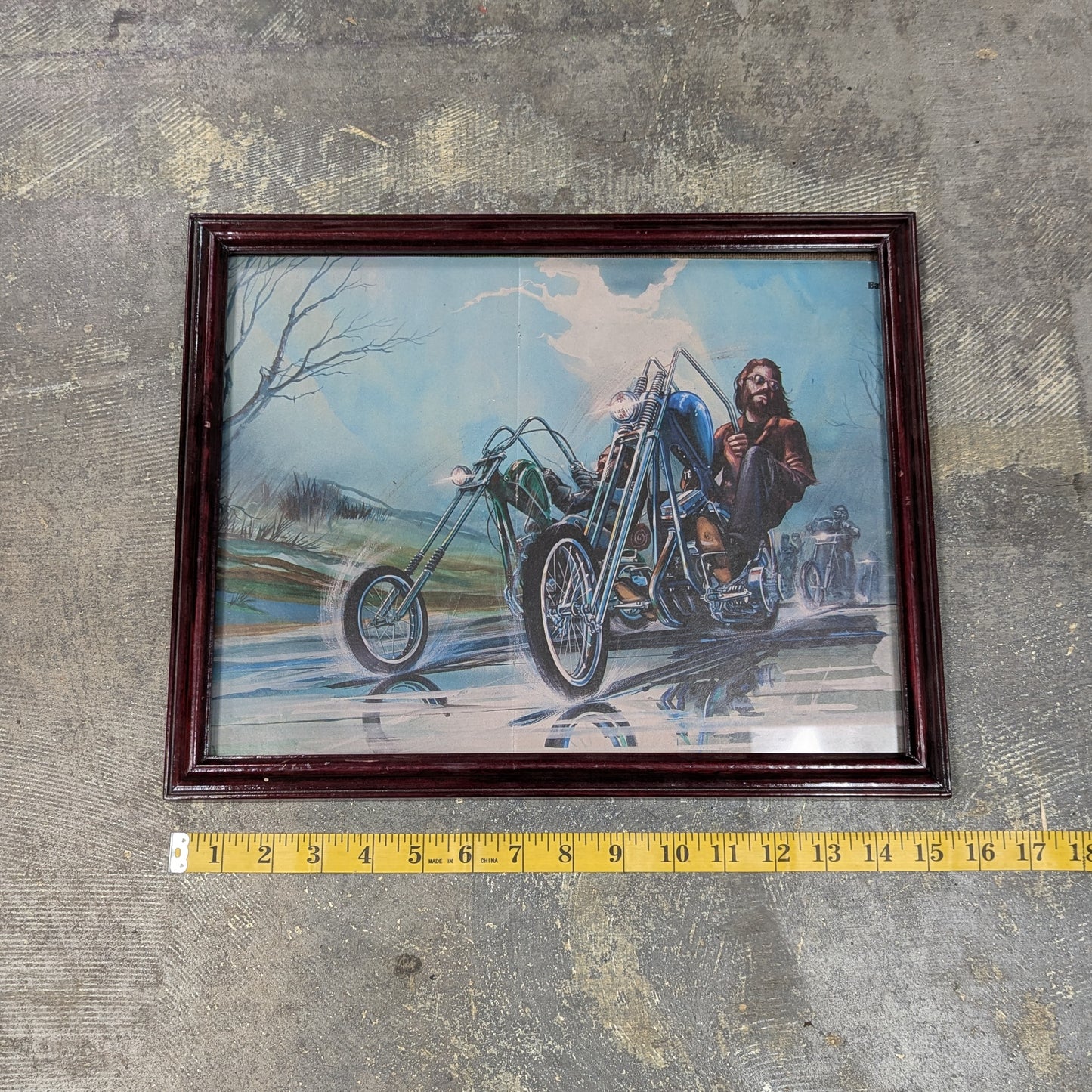 Framed David Mann Magazine Clipping