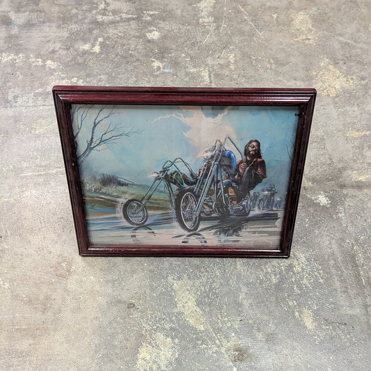 Framed David Mann Magazine Clipping
