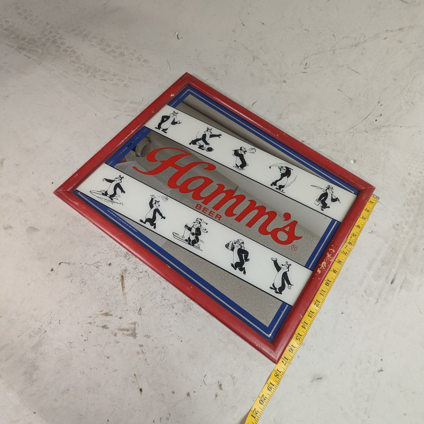 Hamm's Bear Mirror