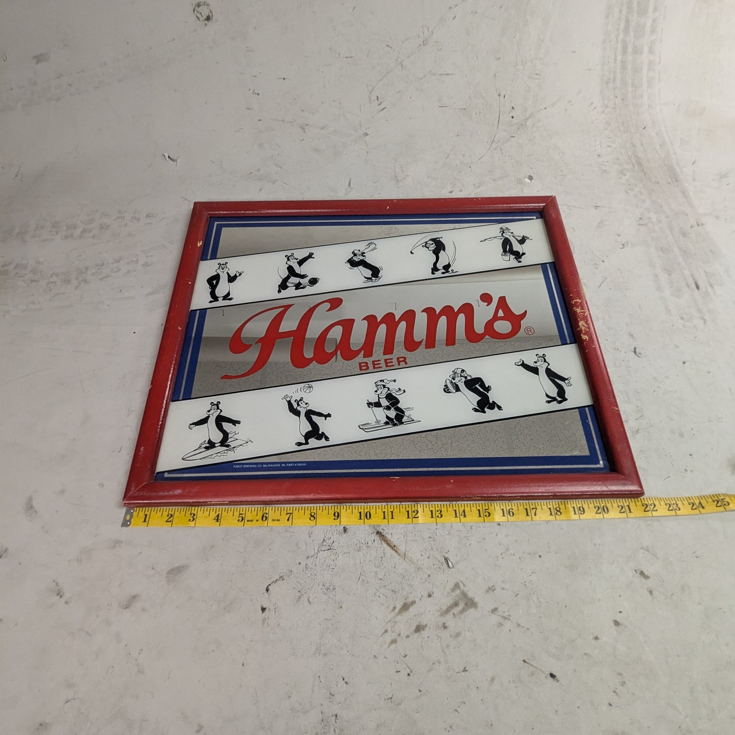 Hamm's Bear Mirror