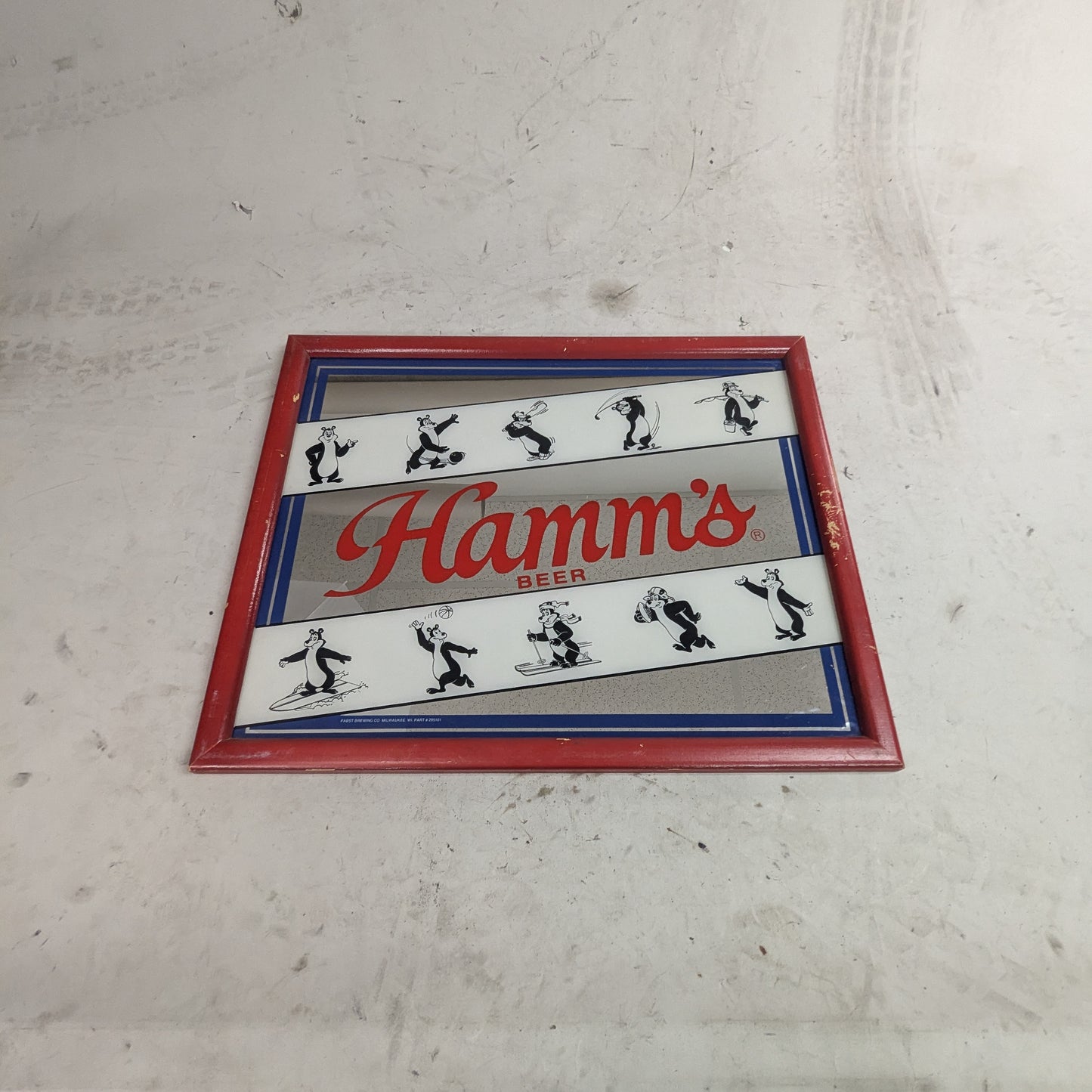 Hamm's Bear Mirror