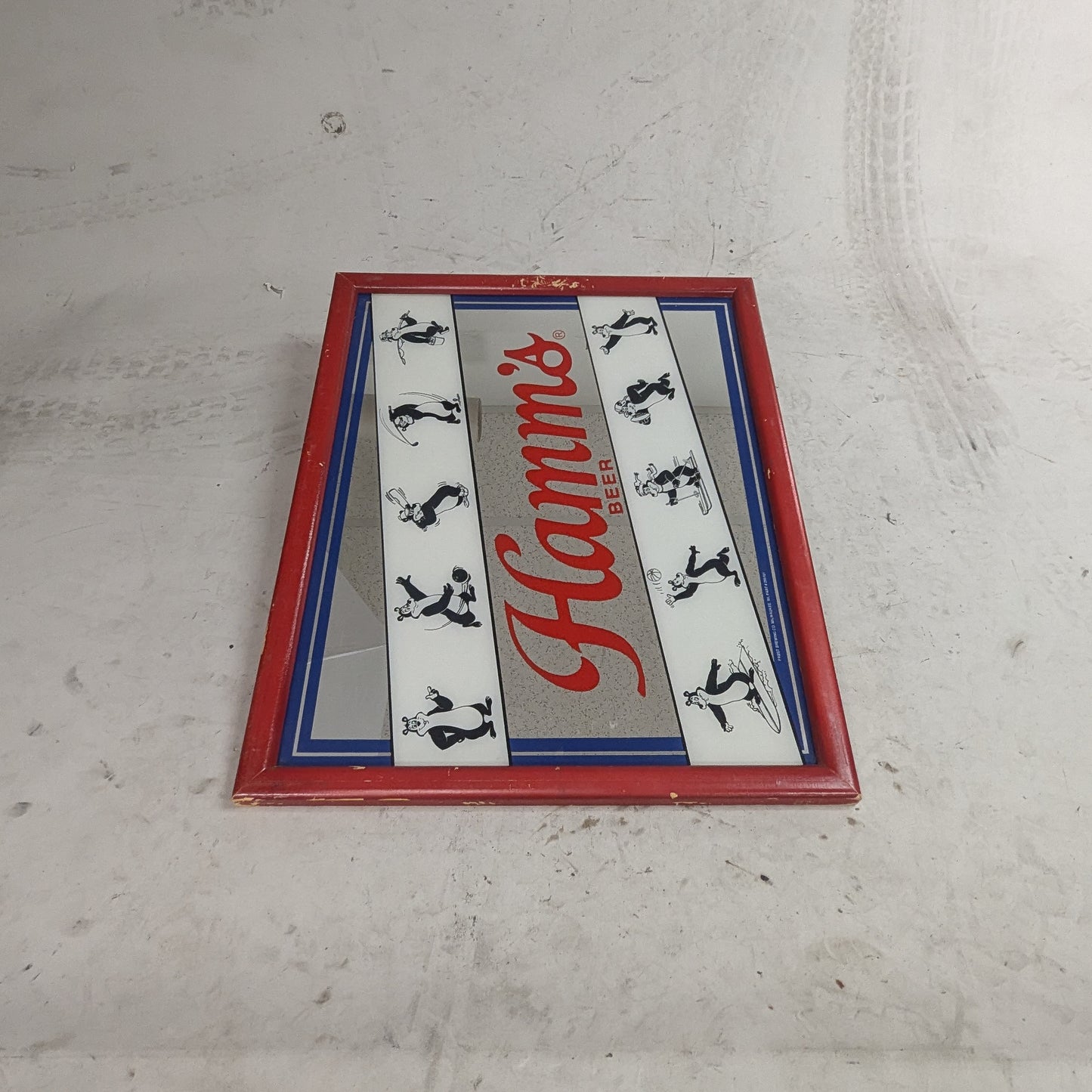 Hamm's Bear Mirror