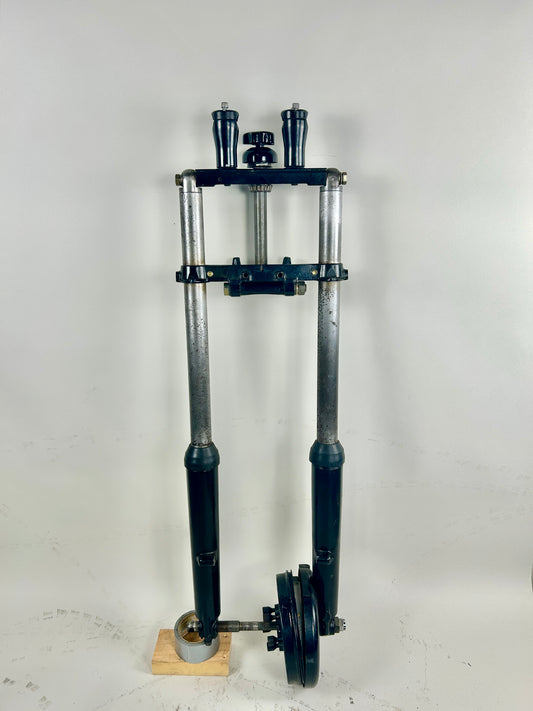 8" Over Panhead Wide Glide 41mm Adjustable Front End w/ Drum