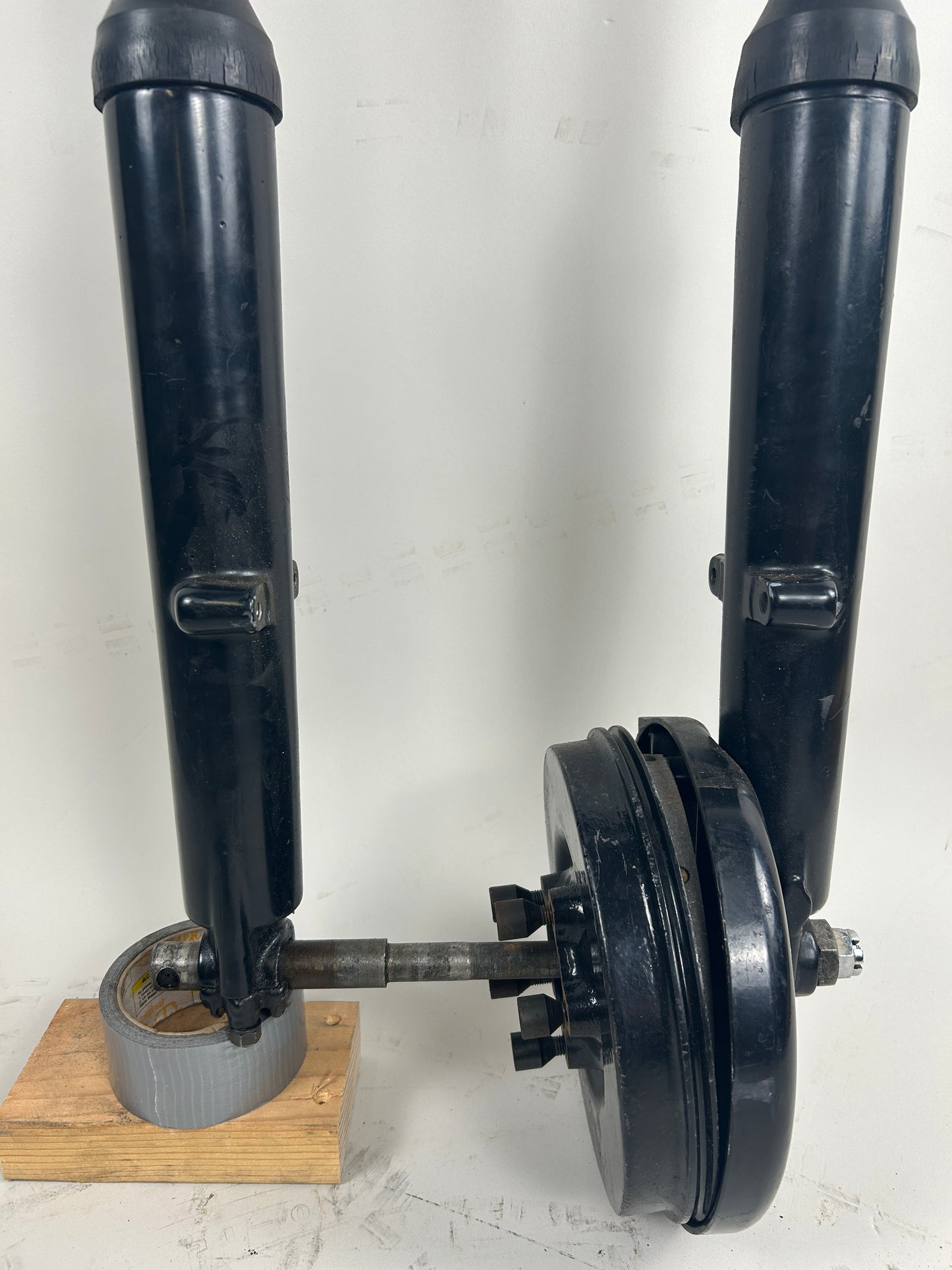 8" Over Panhead Wide Glide 41mm Adjustable Front End w/ Drum