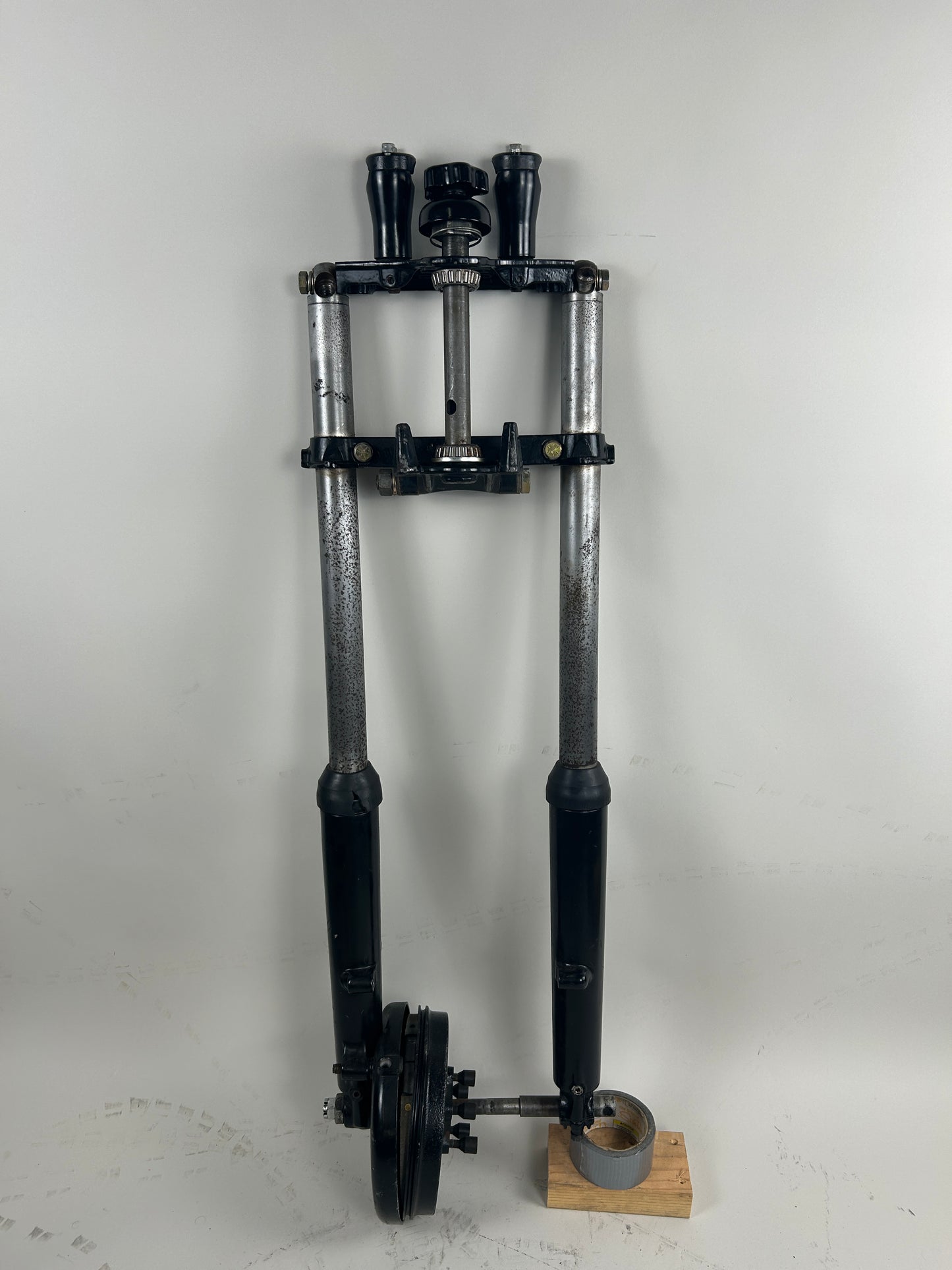 8" Over Panhead Wide Glide 41mm Adjustable Front End w/ Drum