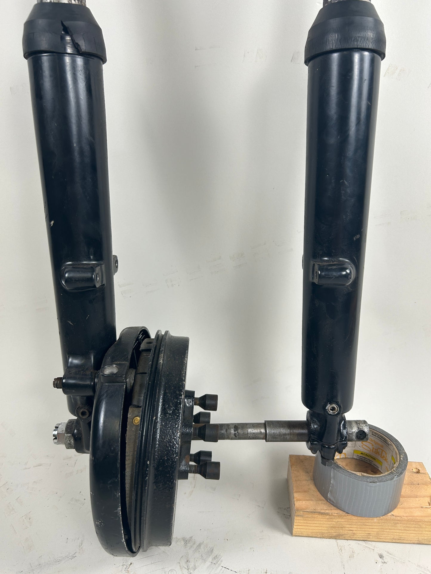 8" Over Panhead Wide Glide 41mm Adjustable Front End w/ Drum