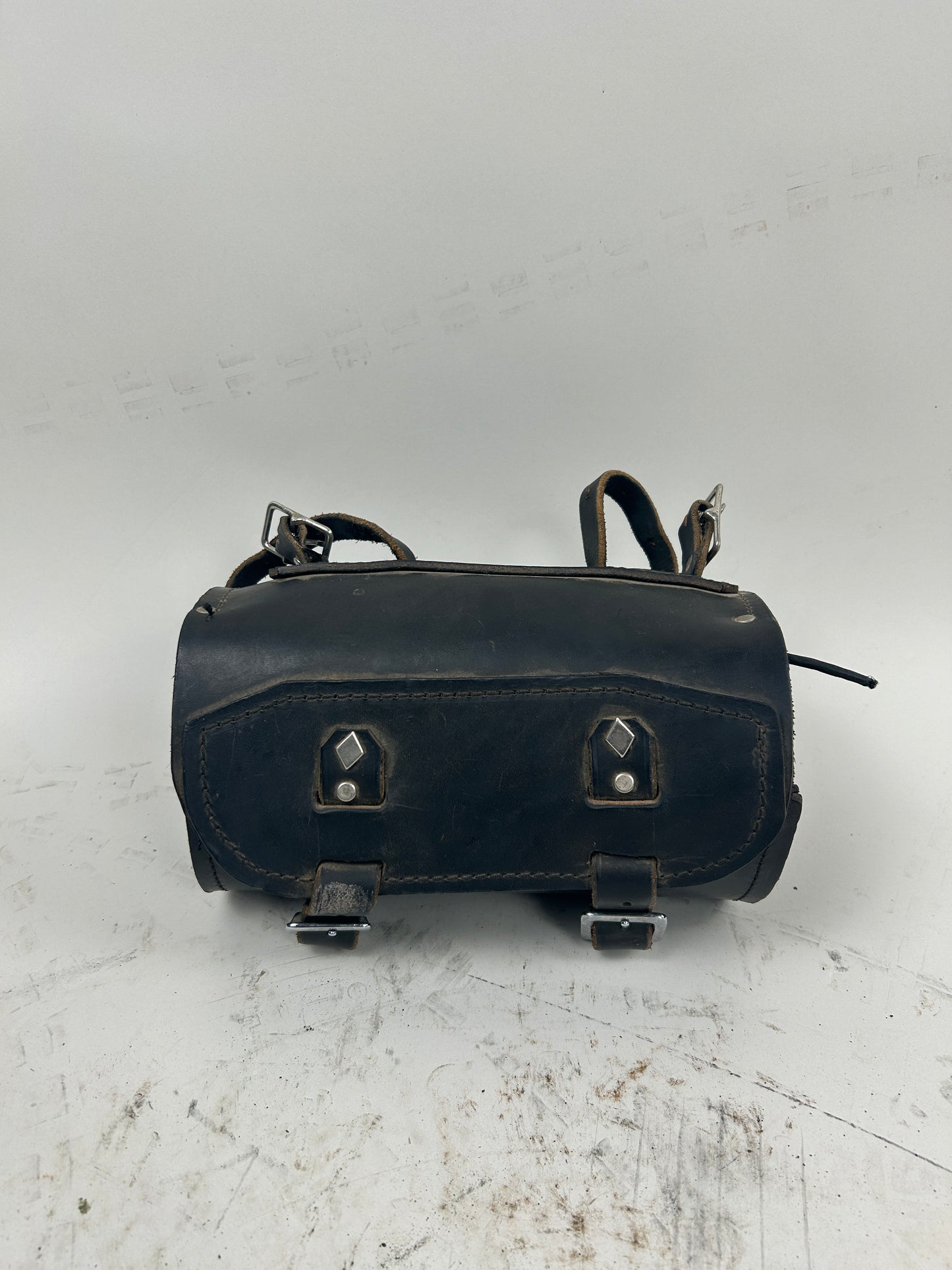 Vintage Round Leather Bag