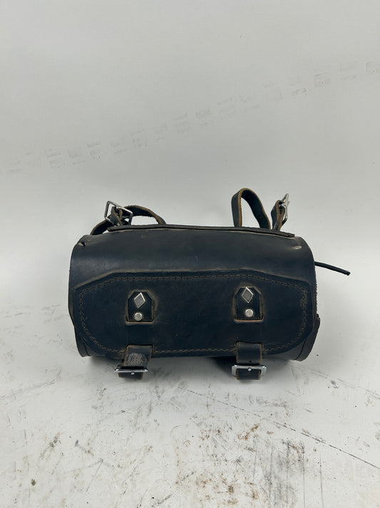 Vintage Round Leather Bag