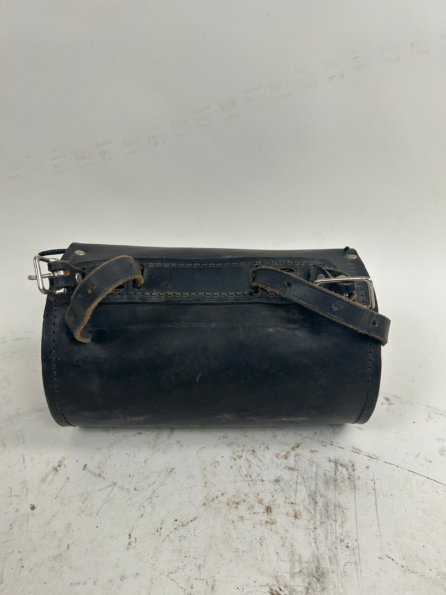 Vintage Round Leather Bag