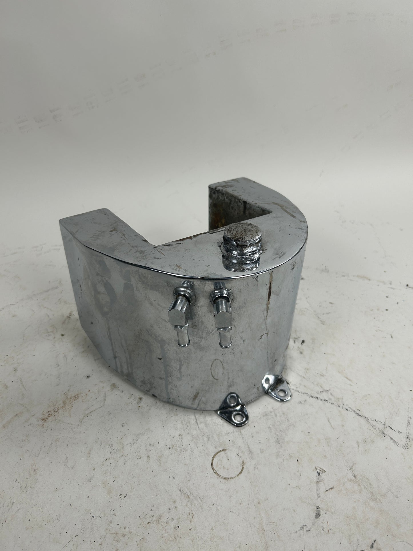 Aftermarket Chrome Horseshoe Oil Tank