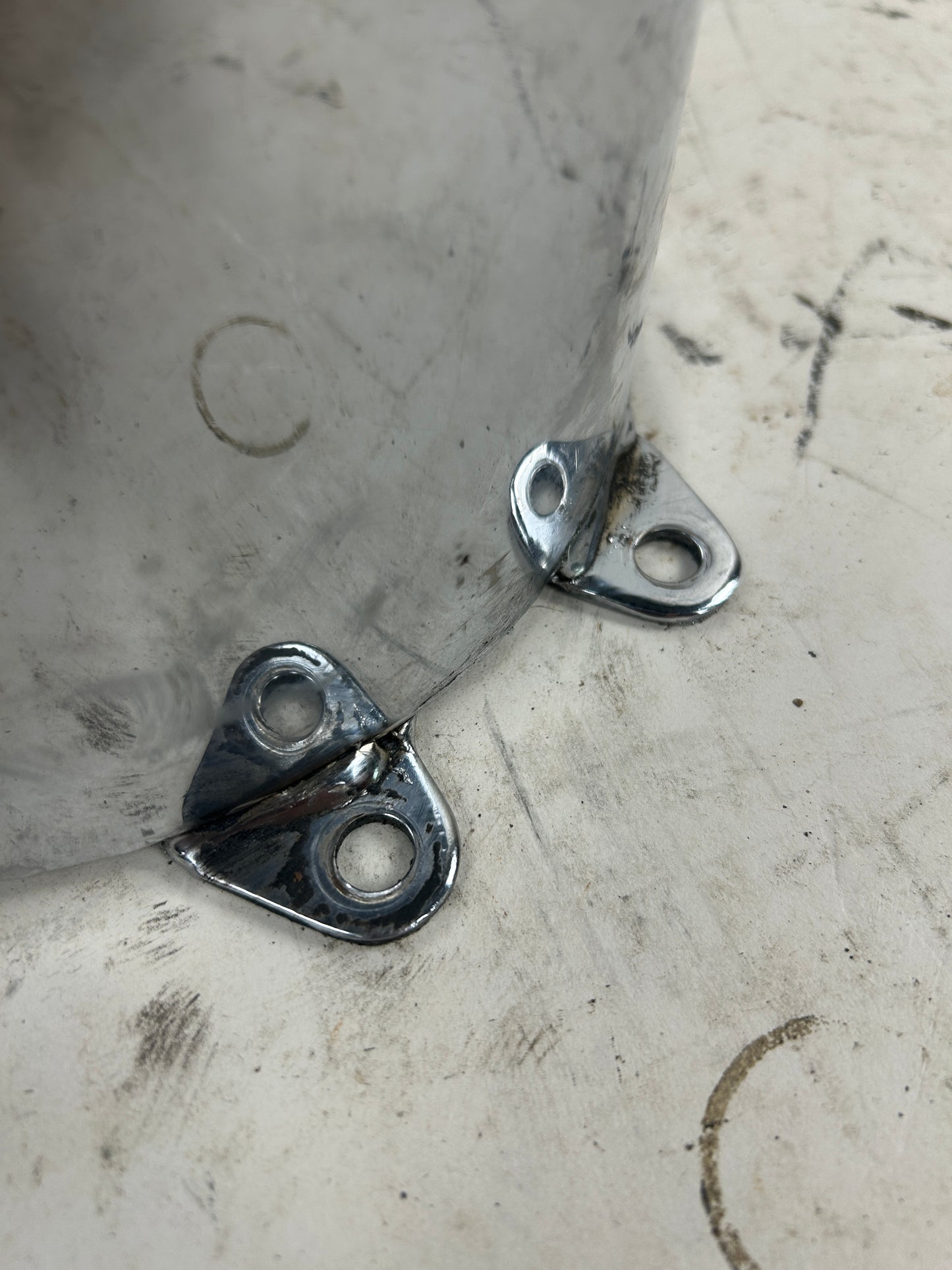 Aftermarket Chrome Horseshoe Oil Tank