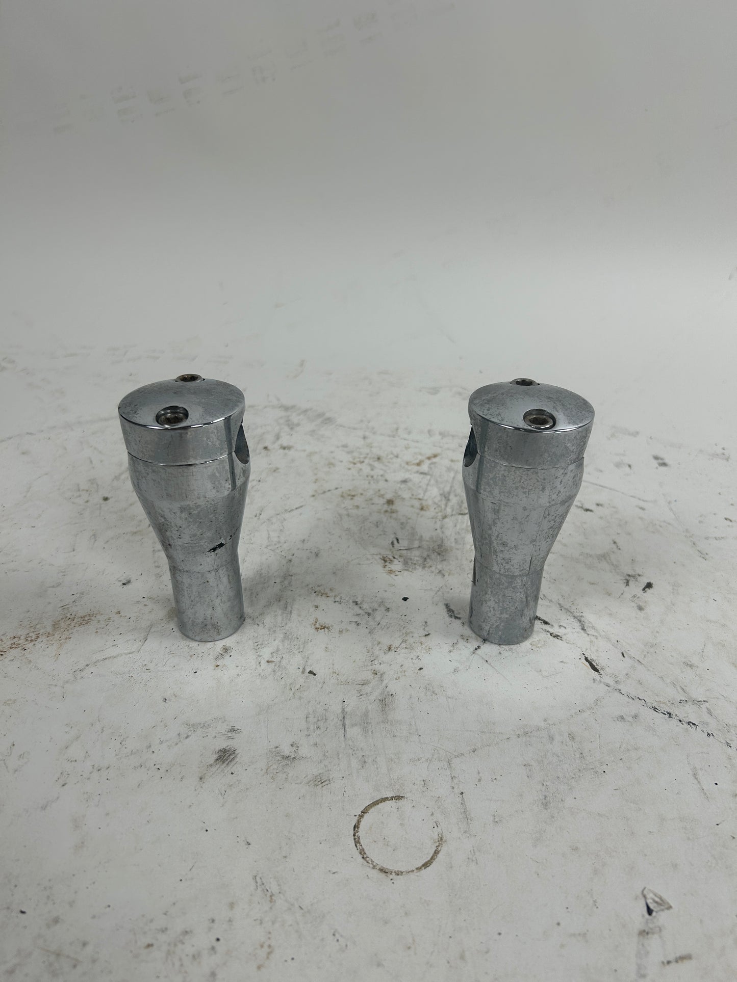 4" Old Chrome Risers