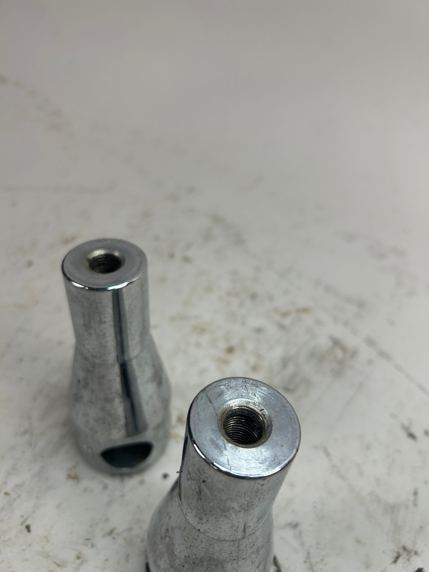 4" Old Chrome Risers