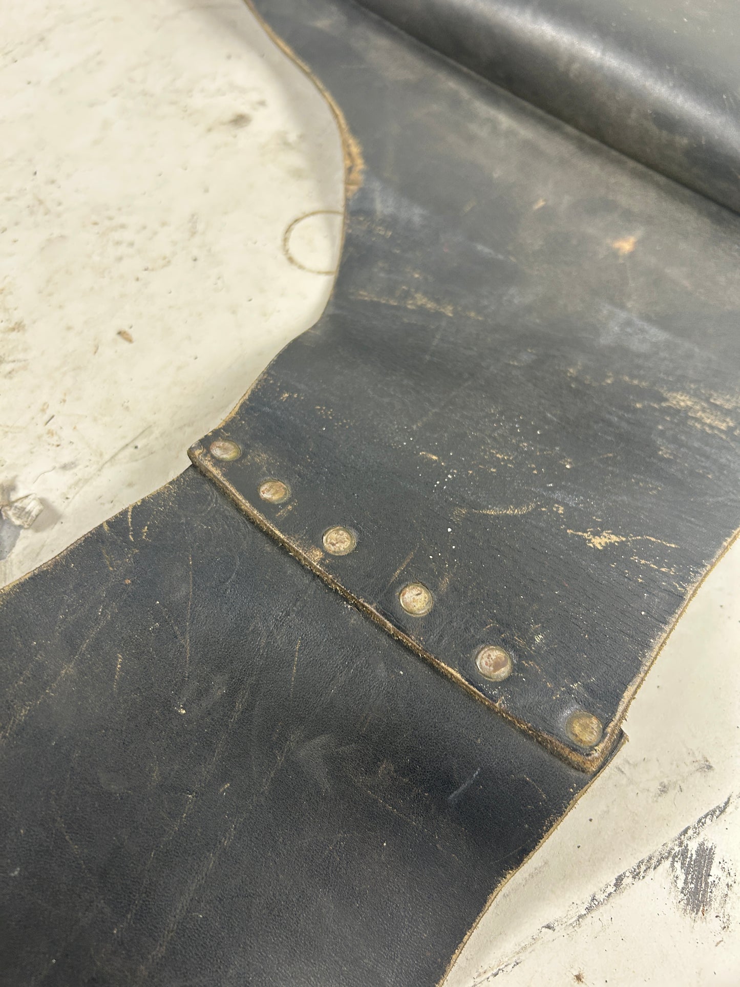 Vintage Leather Harley Saddle Bags