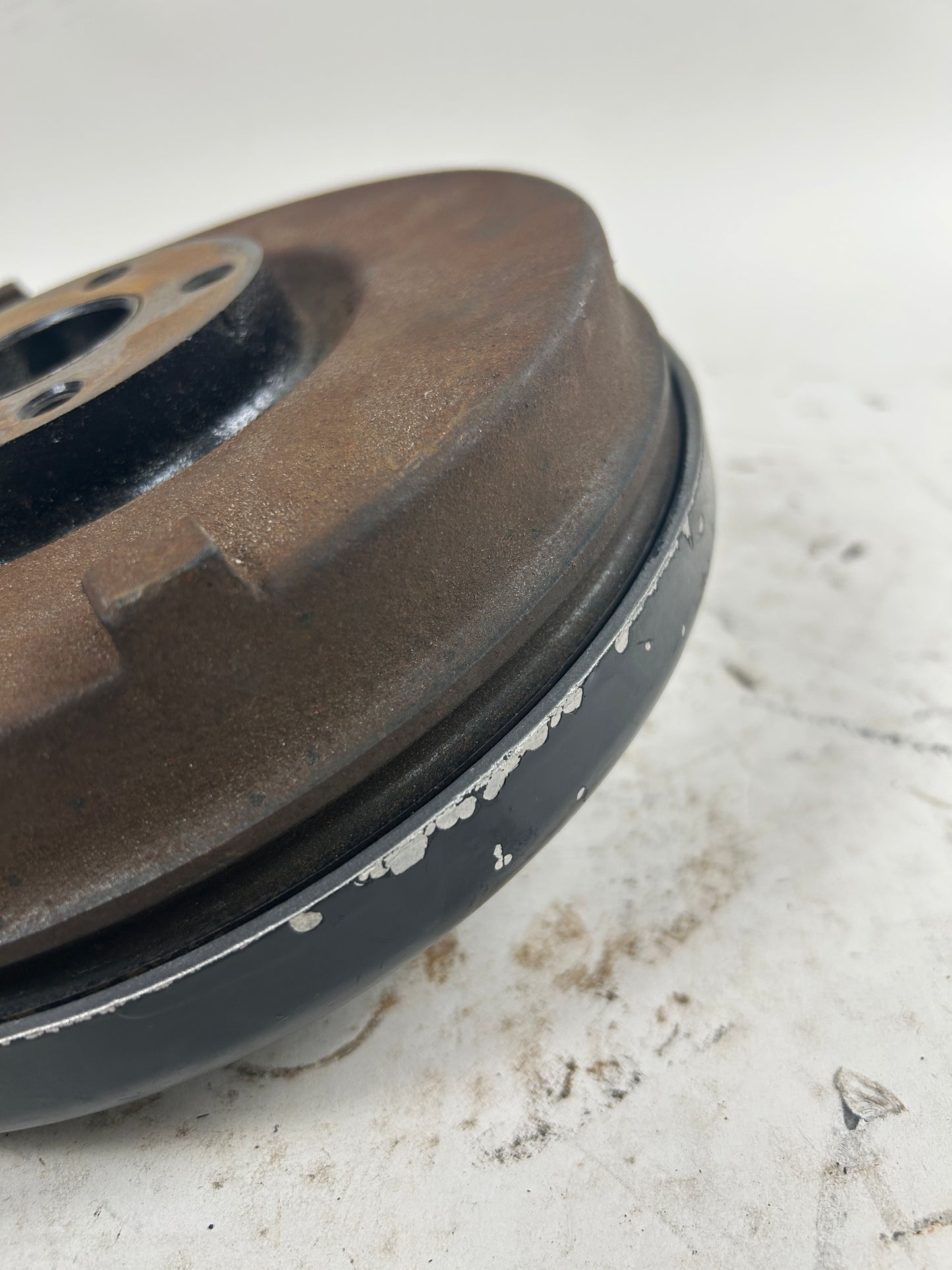 OEM Wide Glide Drum Front Brake Black