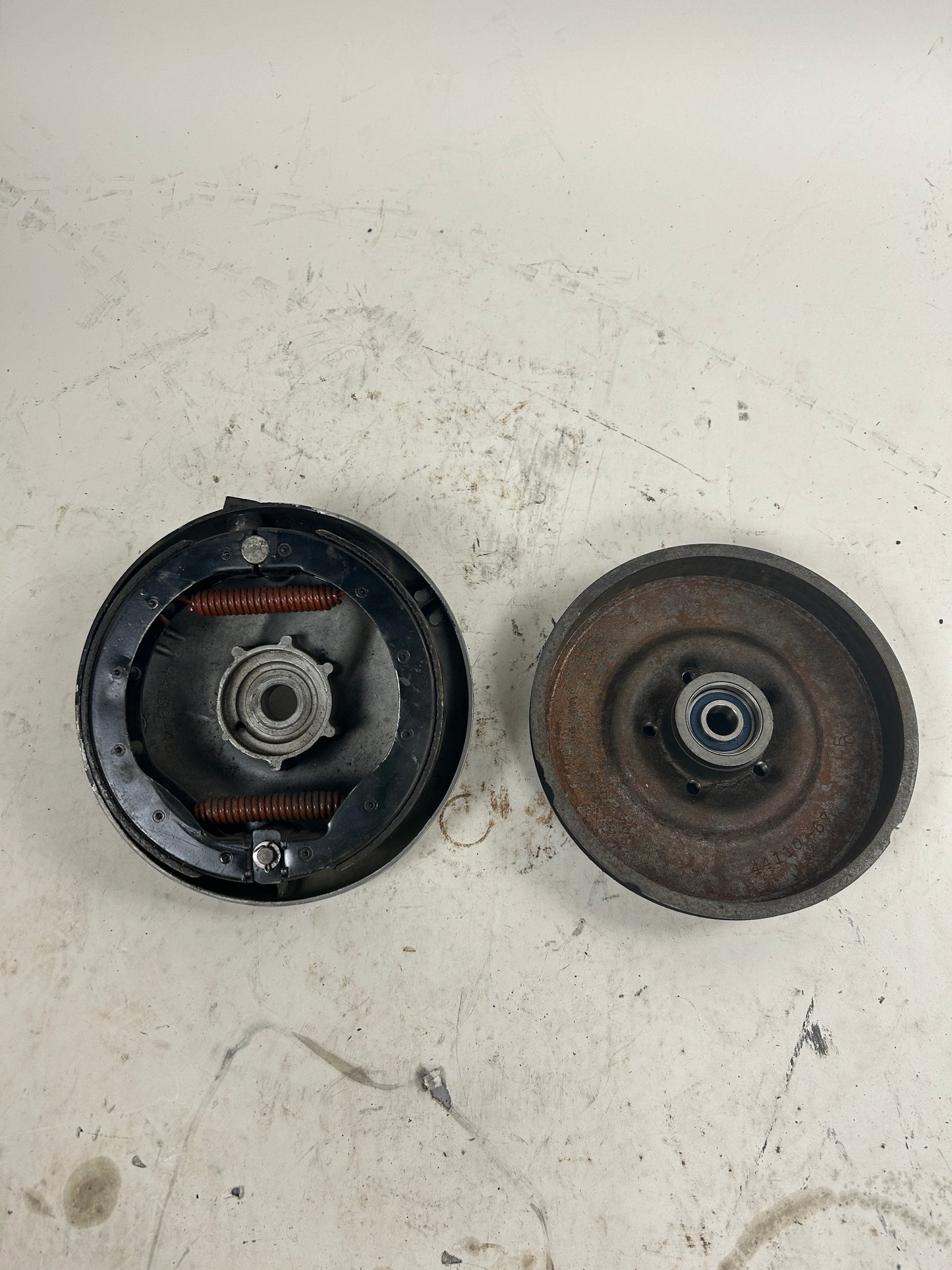 OEM Wide Glide Drum Front Brake Black