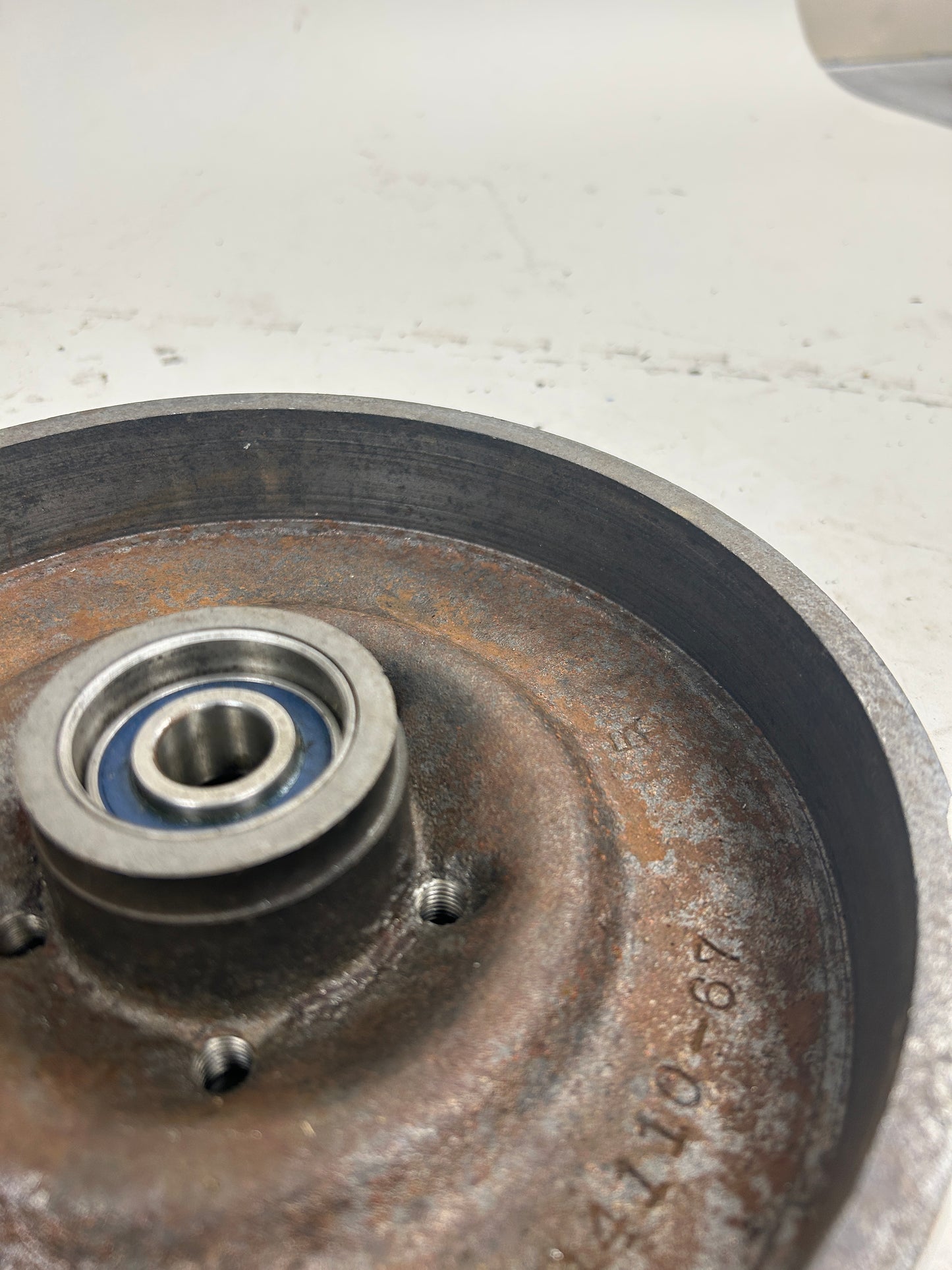 OEM Wide Glide Drum Front Brake Black