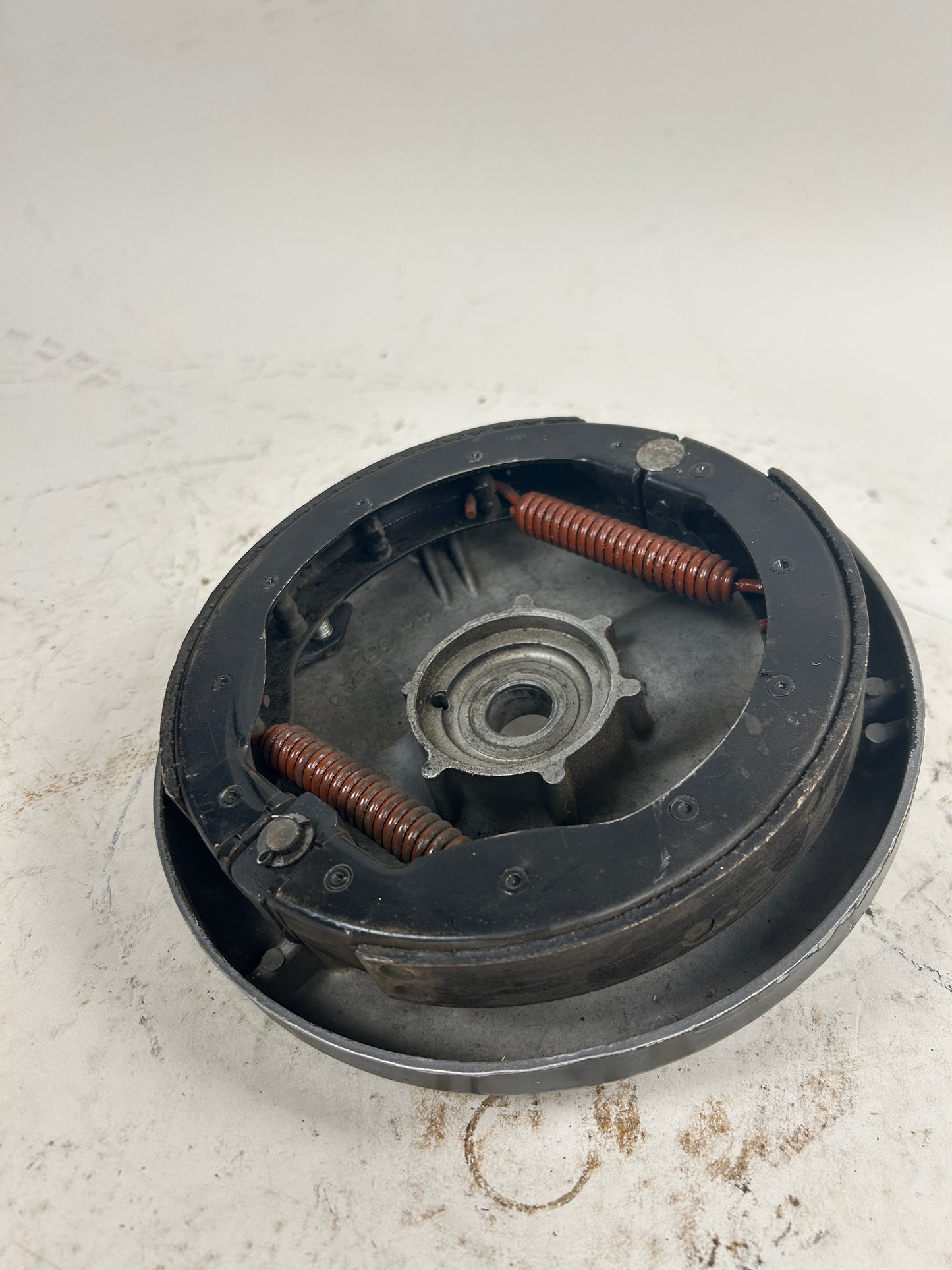 OEM Wide Glide Drum Front Brake Black