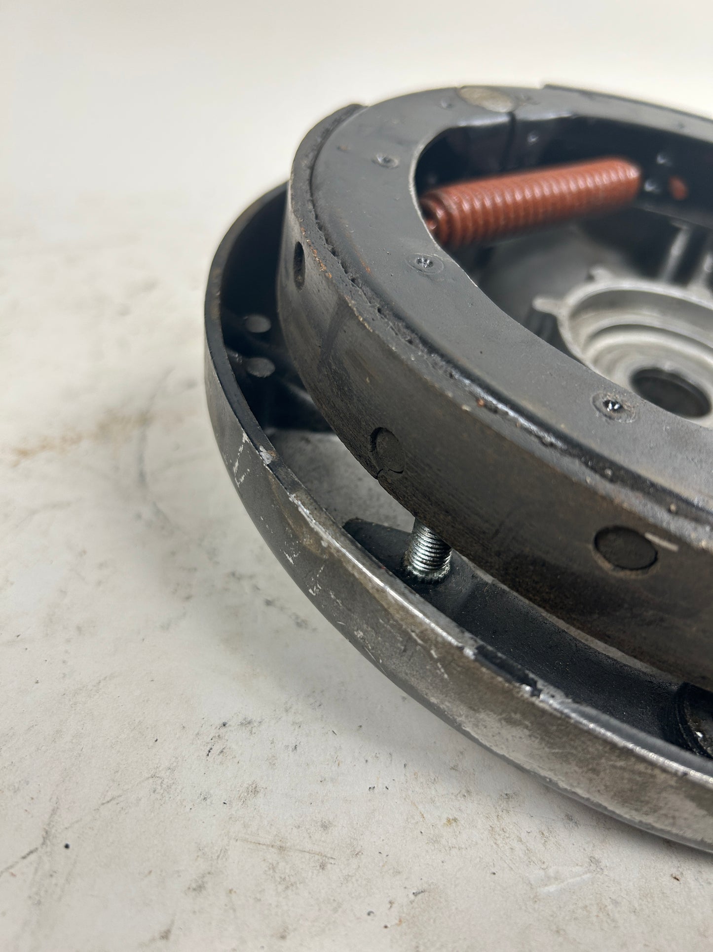 OEM Wide Glide Drum Front Brake Black
