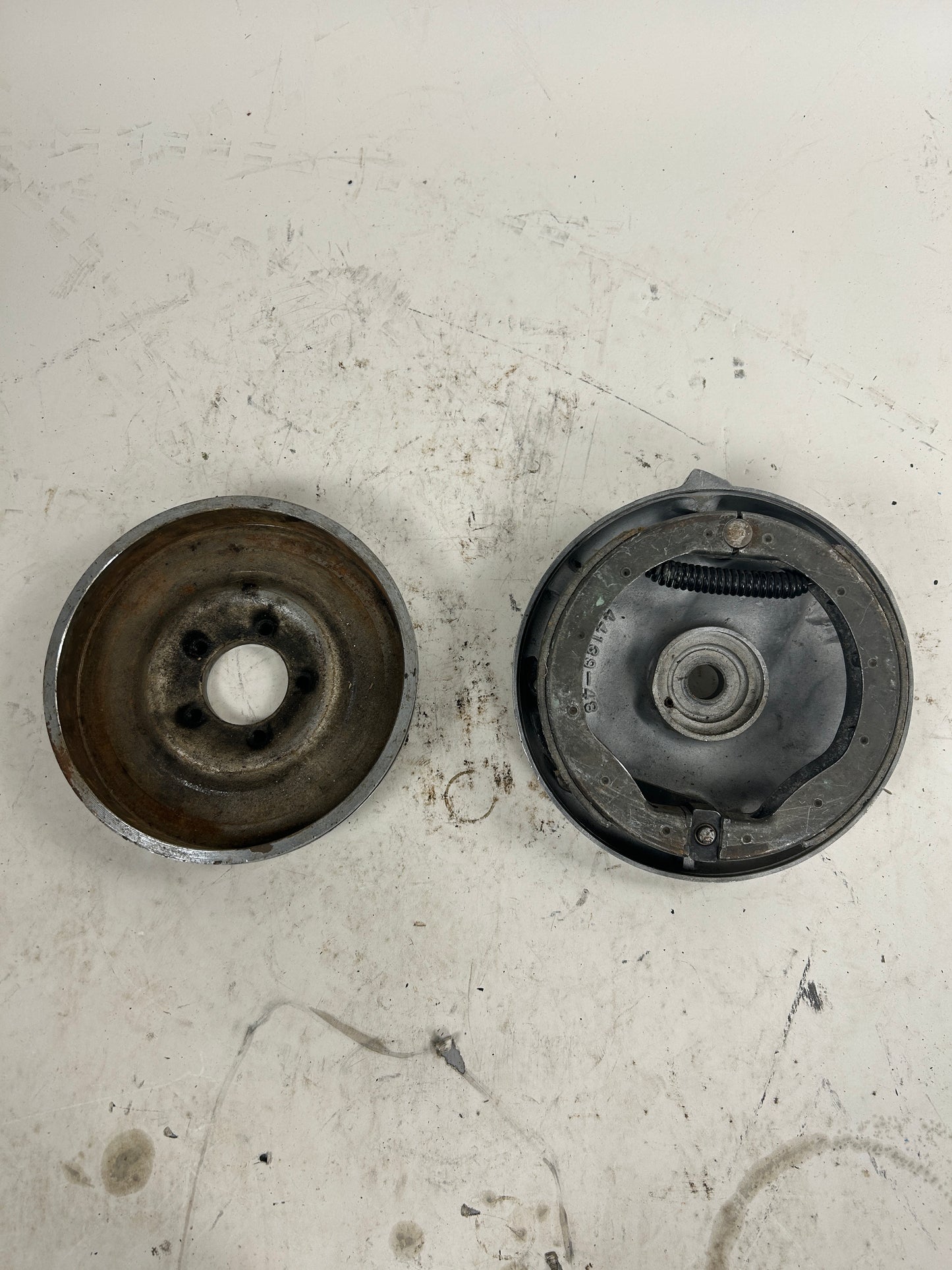 OEM Wide Glide Front Drum Brake