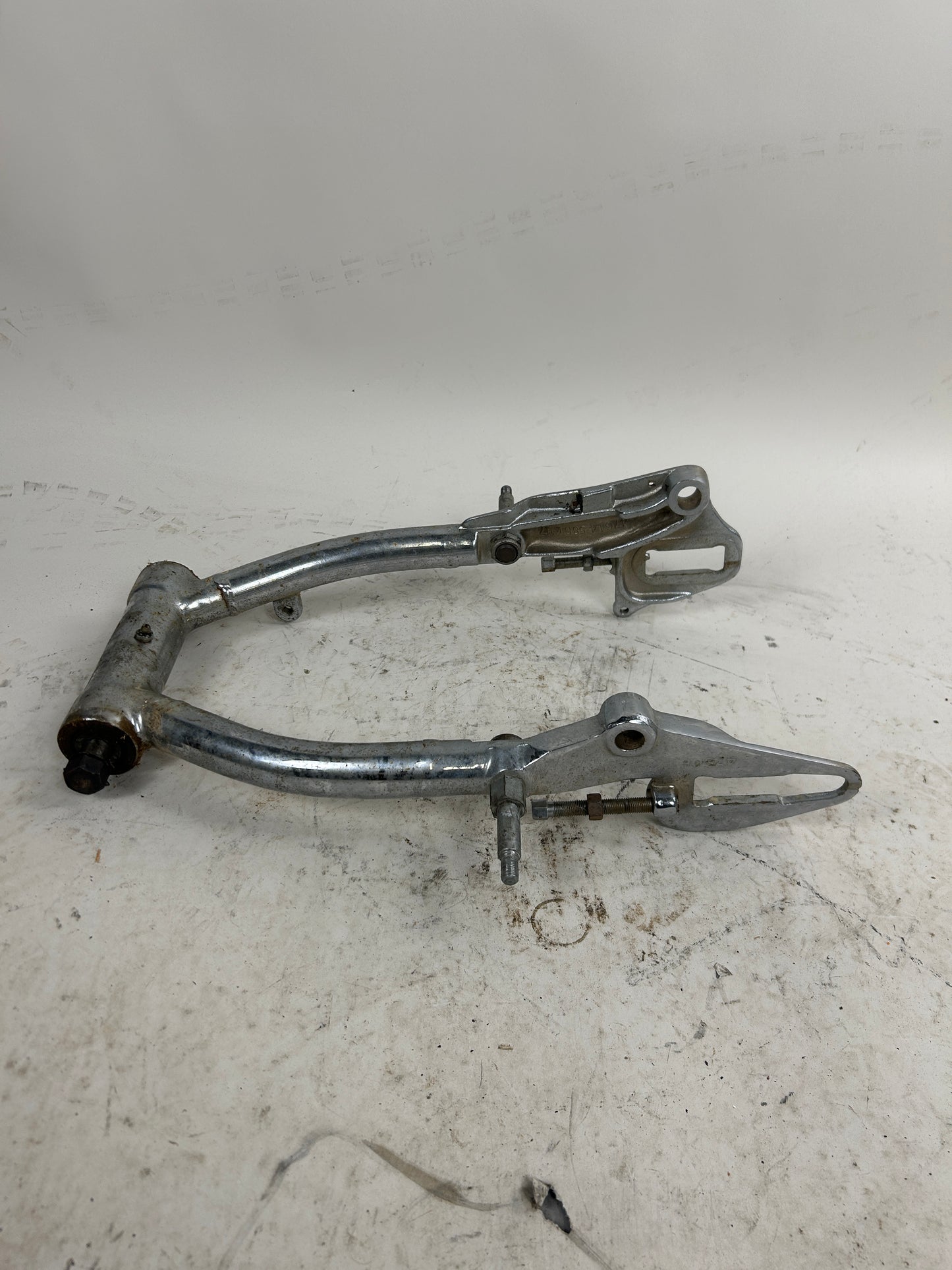Crusty Chrome Round Swing Arm
