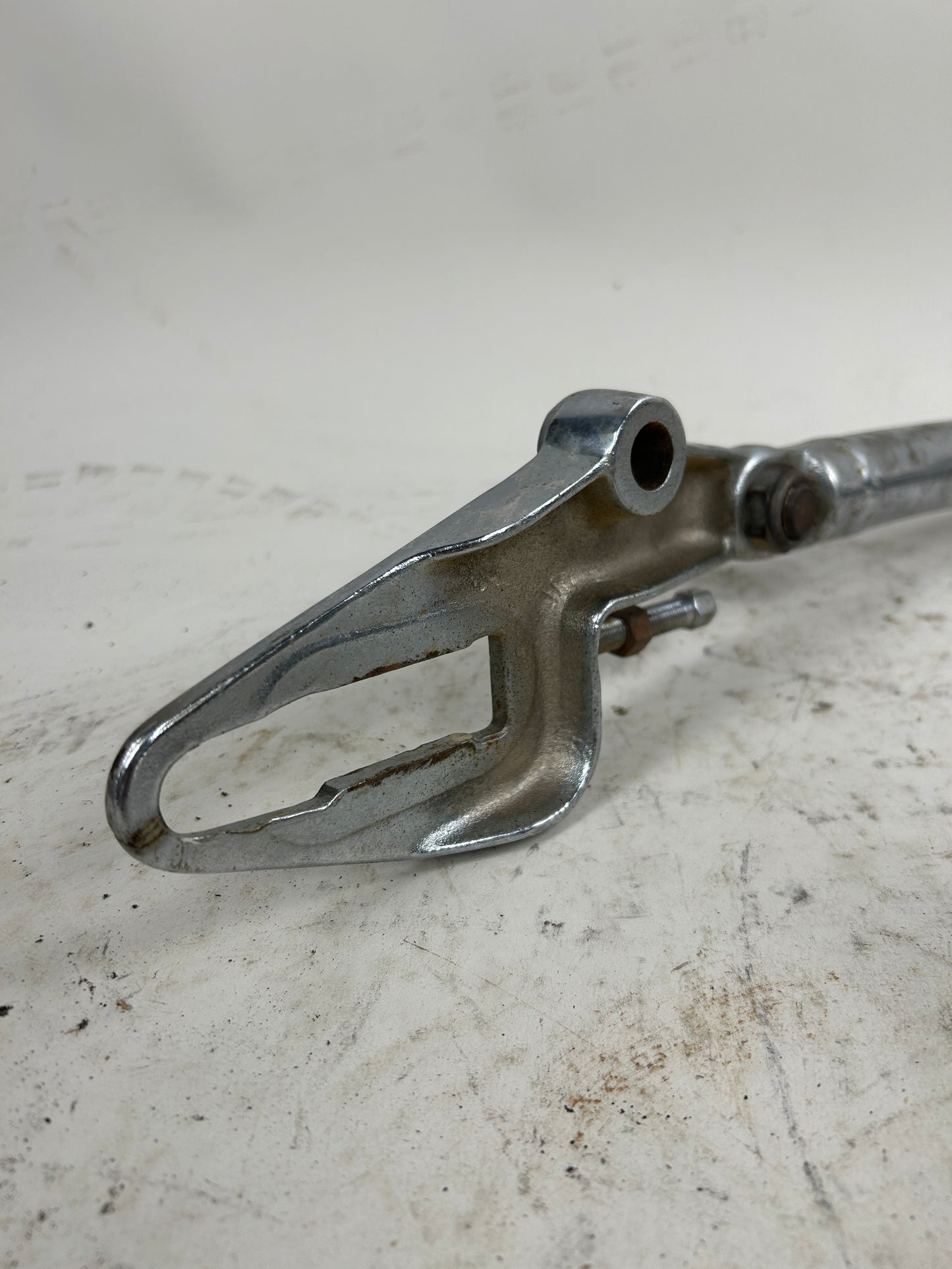 Crusty Chrome Round Swing Arm