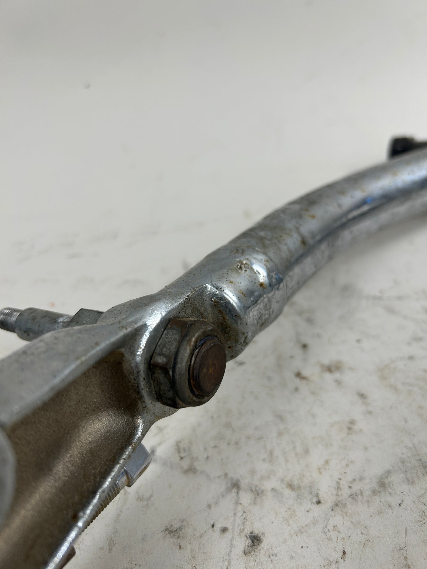 Crusty Chrome Round Swing Arm