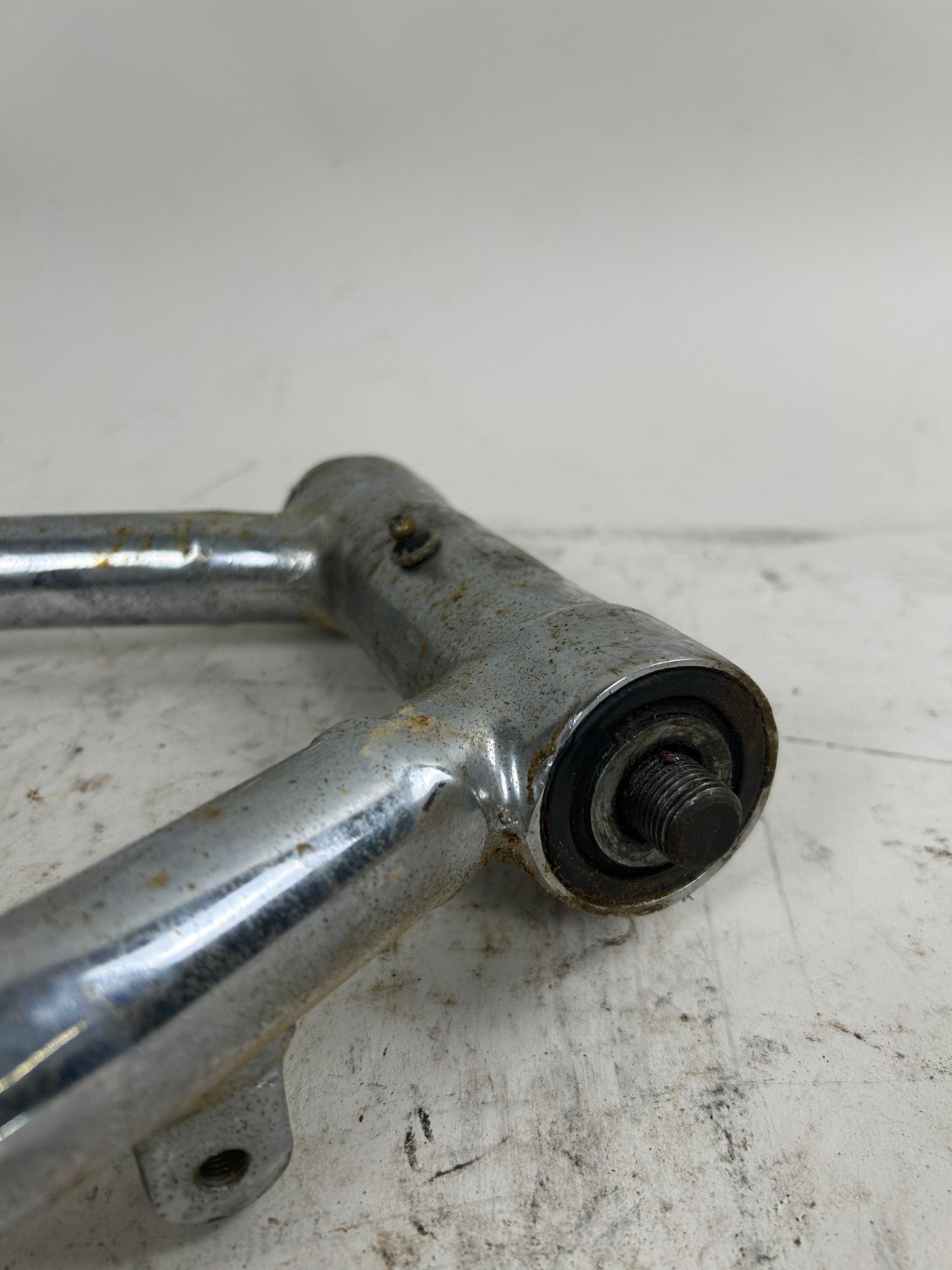 Crusty Chrome Round Swing Arm