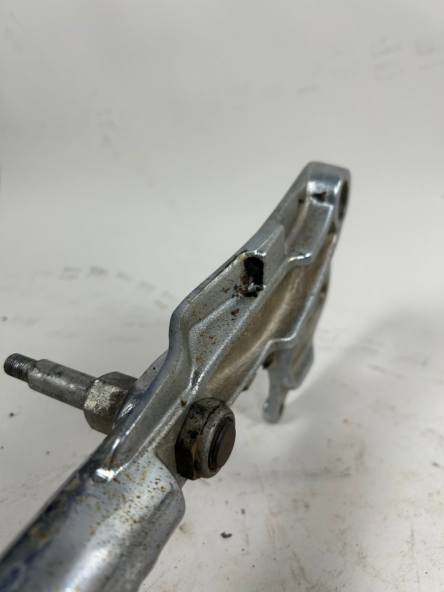 Crusty Chrome Round Swing Arm
