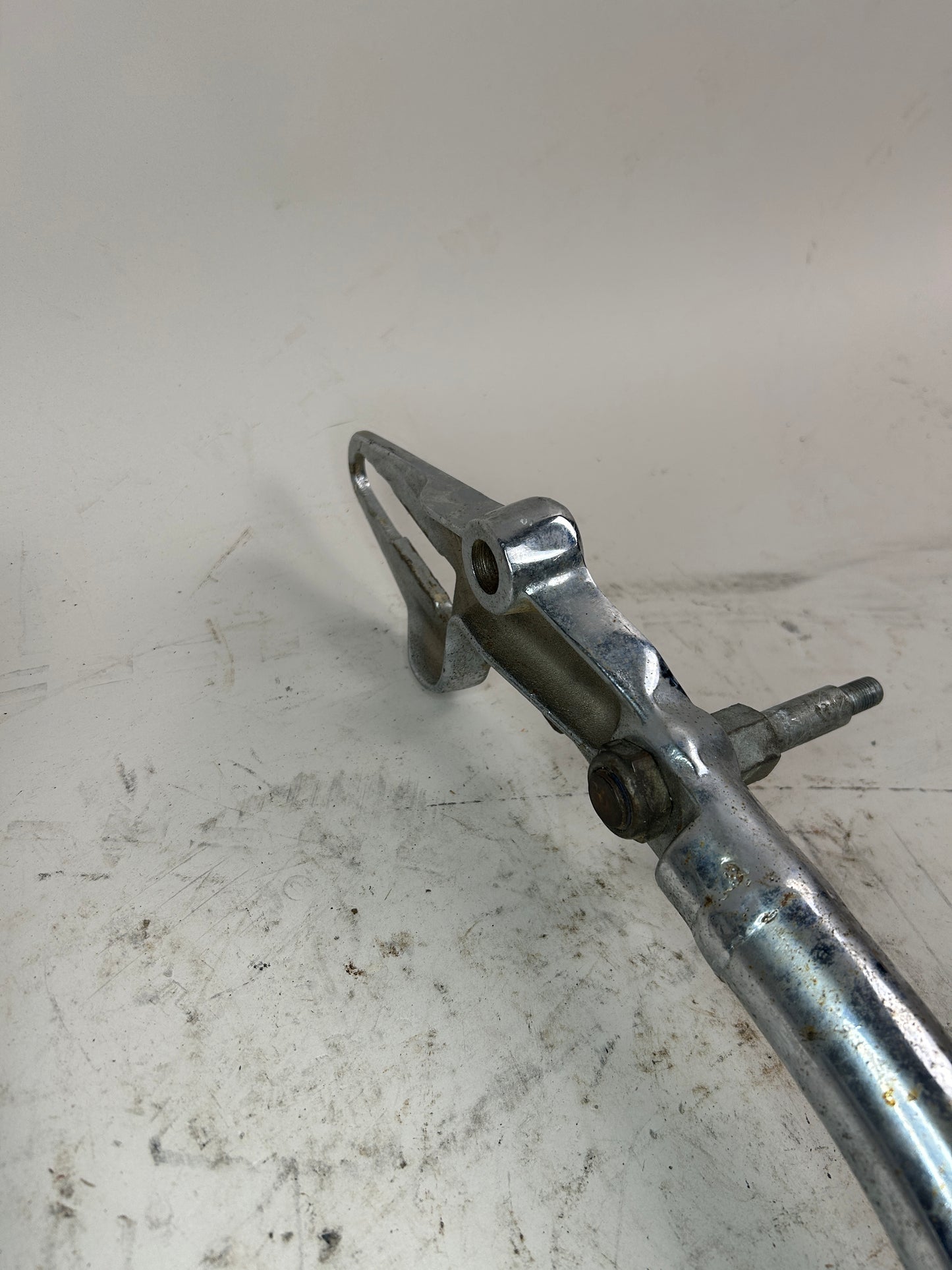 Crusty Chrome Round Swing Arm