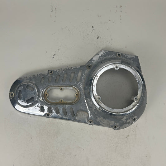 Old Chrome Slotted Shovelhead Primary Cover