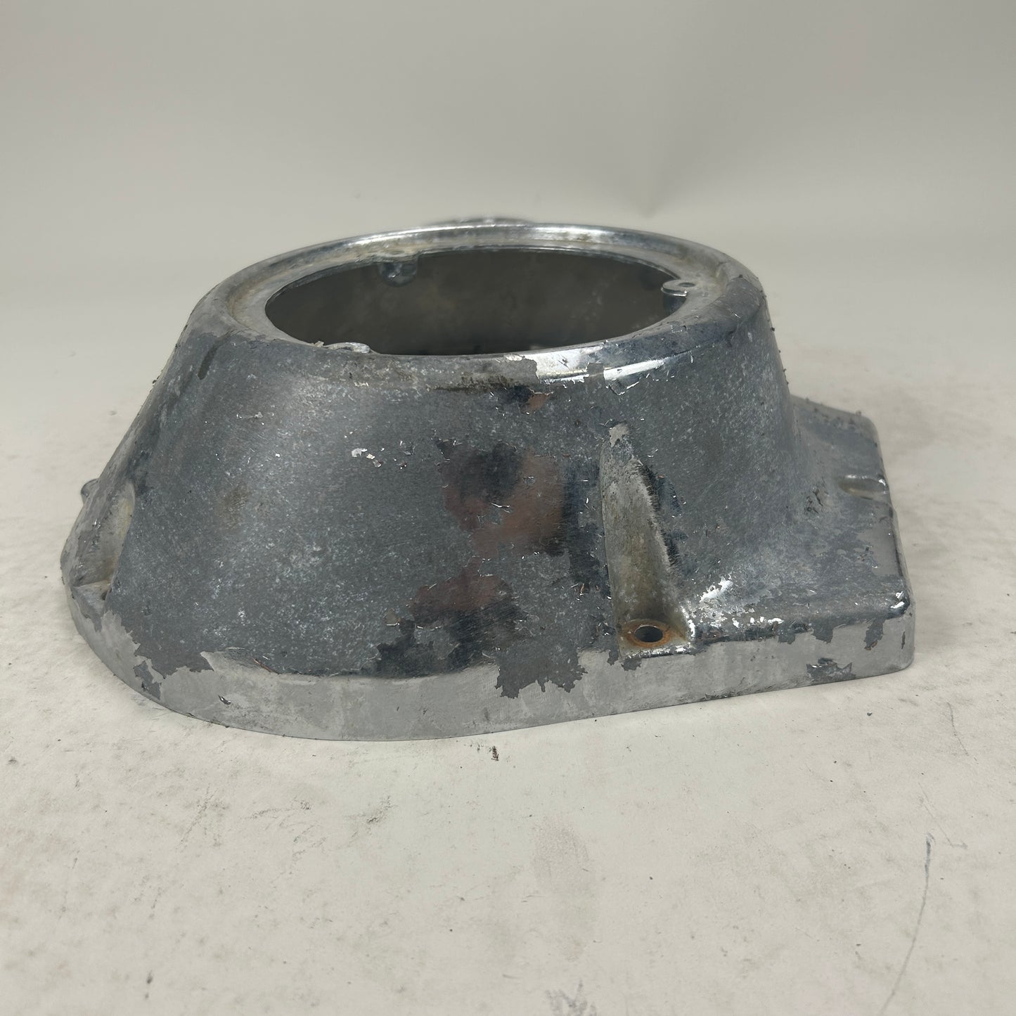 Old Chrome Slotted Shovelhead Primary Cover