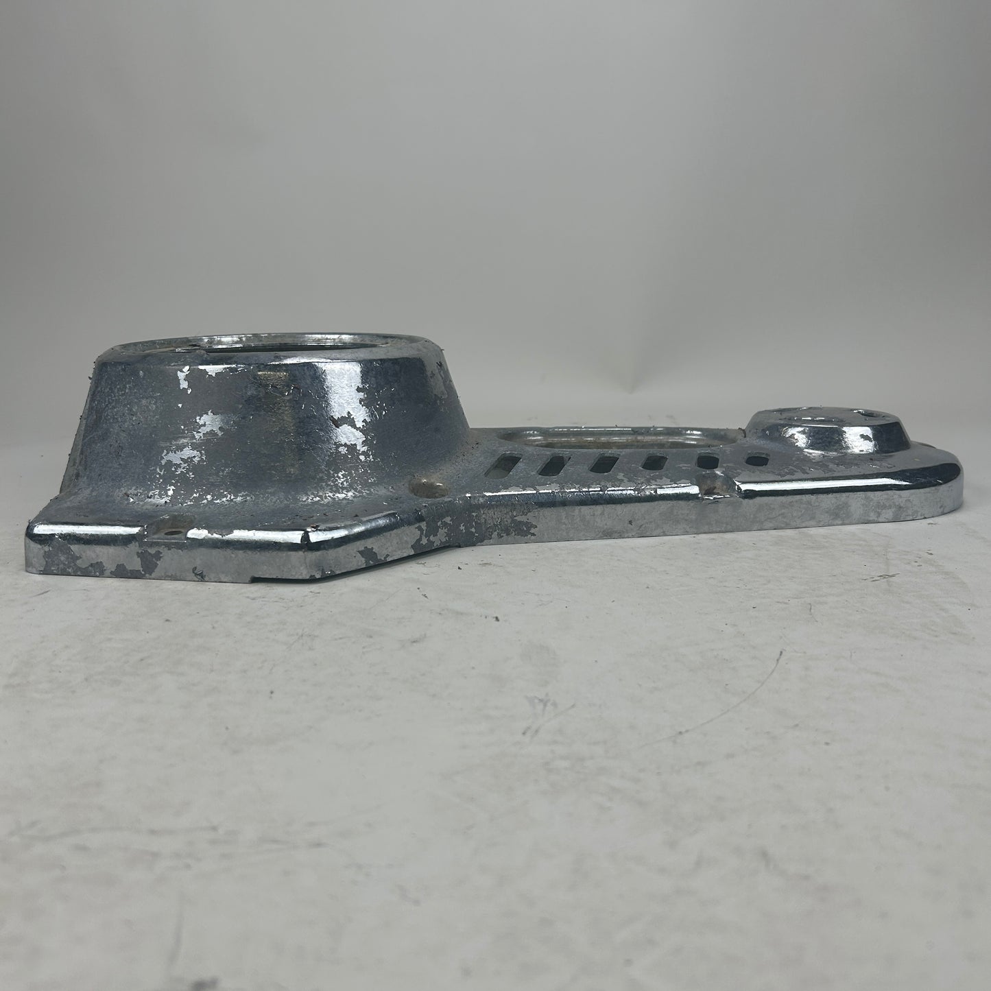 Old Chrome Slotted Shovelhead Primary Cover